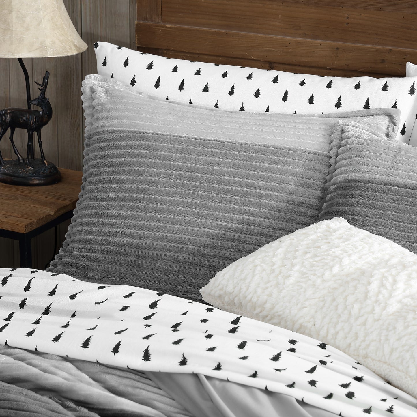 G.H. Bass & Co. Cozy Colorblock Corduroy Comforter Set