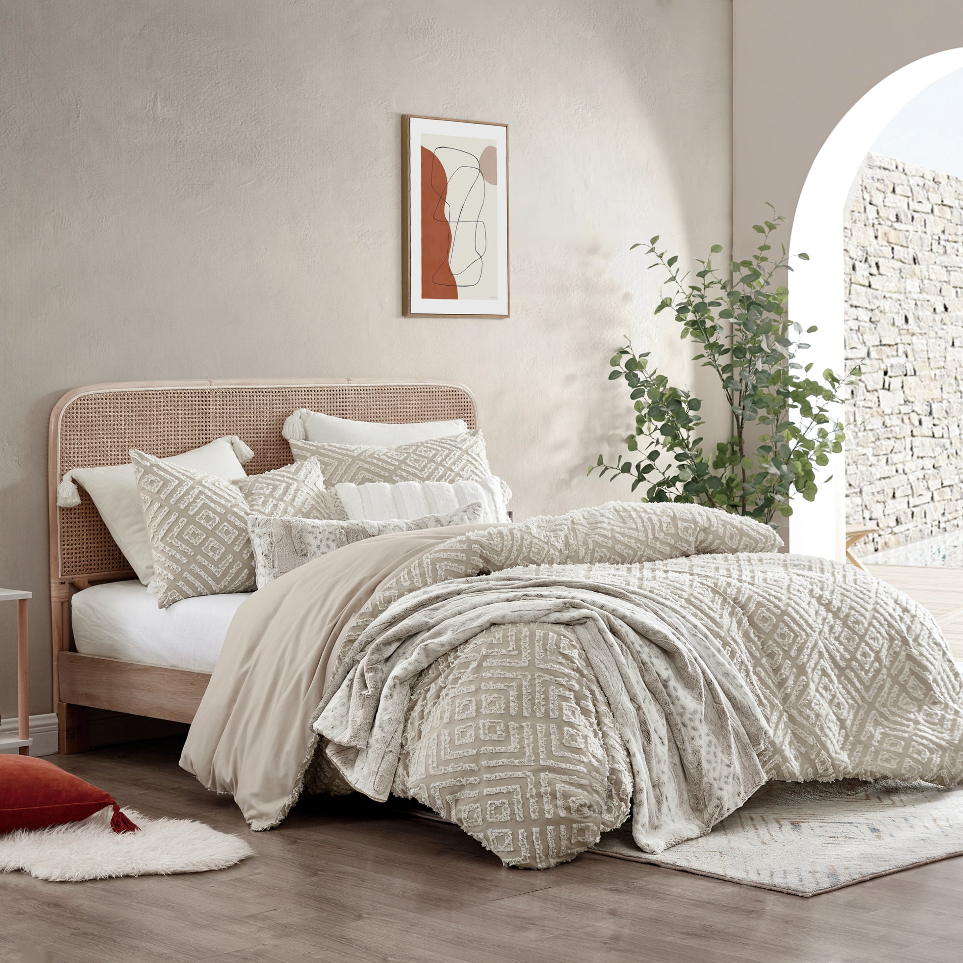 Peri Home Clipped Diamond Comforter Set