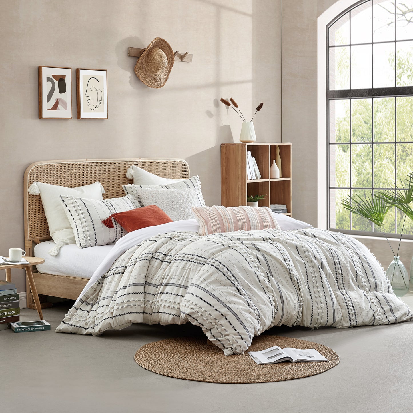 Peri Home Yarn Dyed Dot Stripe Comforter Set