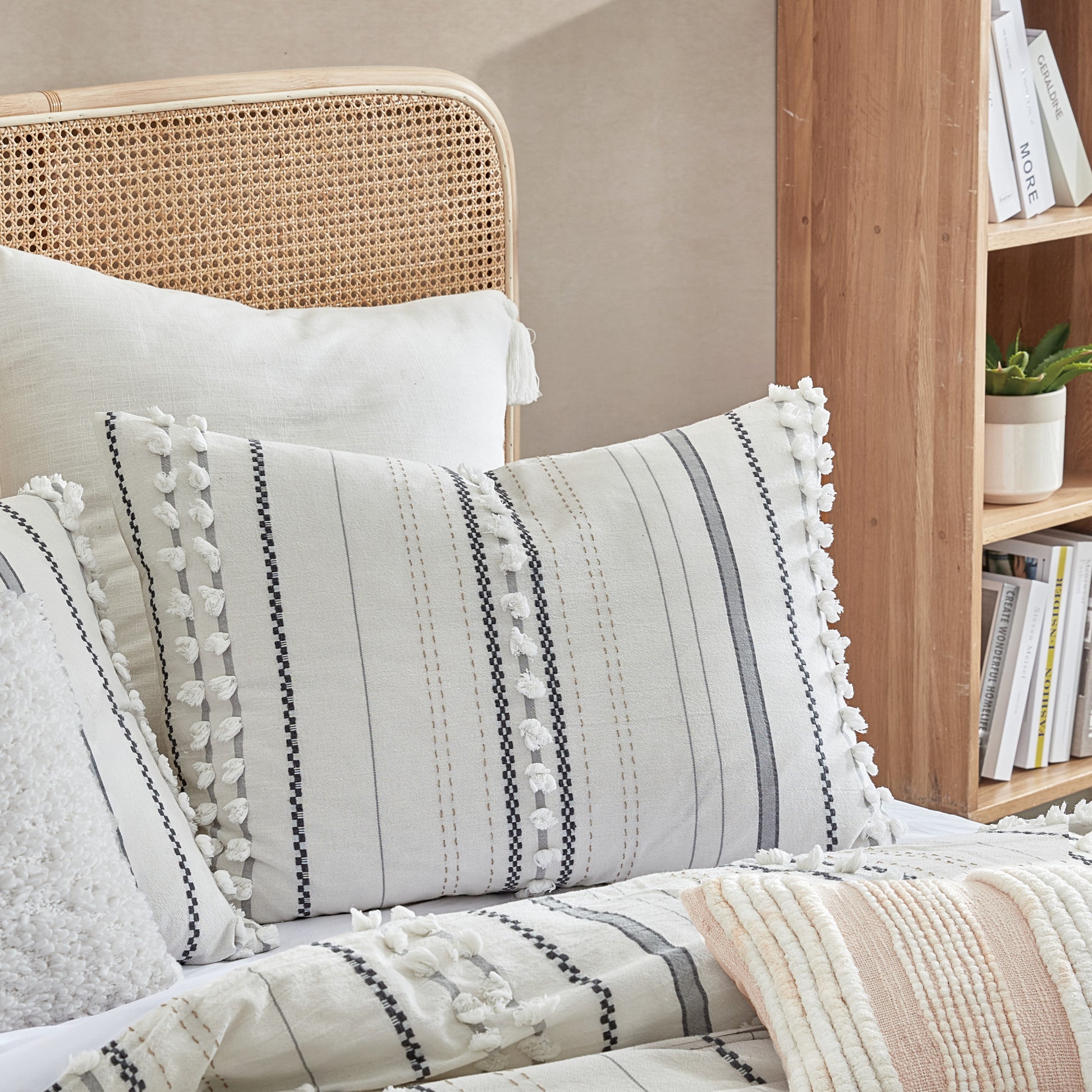 Peri Home Yarn Dyed Dot Stripe Comforter Set