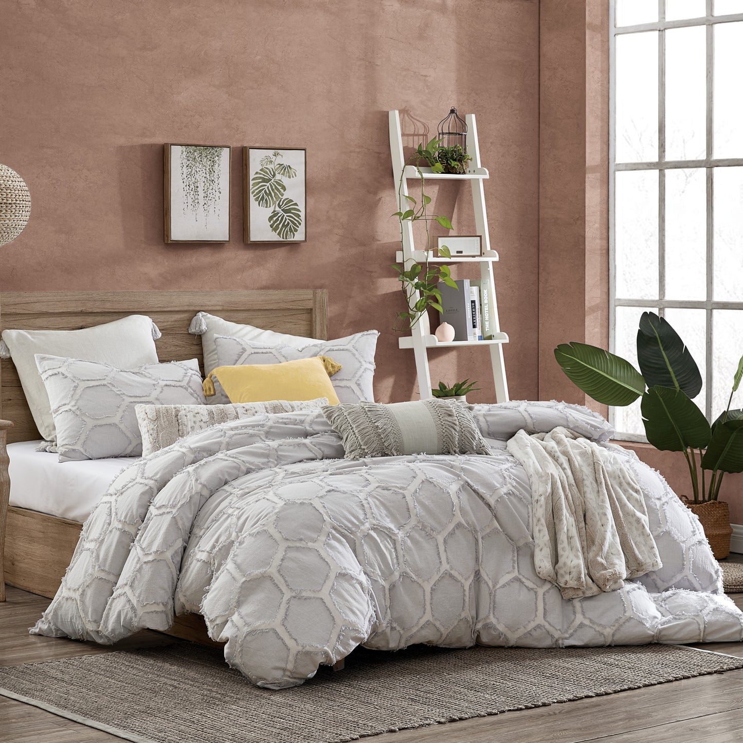 Peri Home Clipped Honeycomb Comforter Set