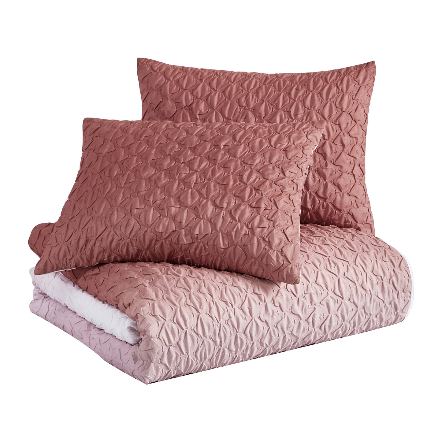 Microsculpt Ombre Honeycomb Comforter Set