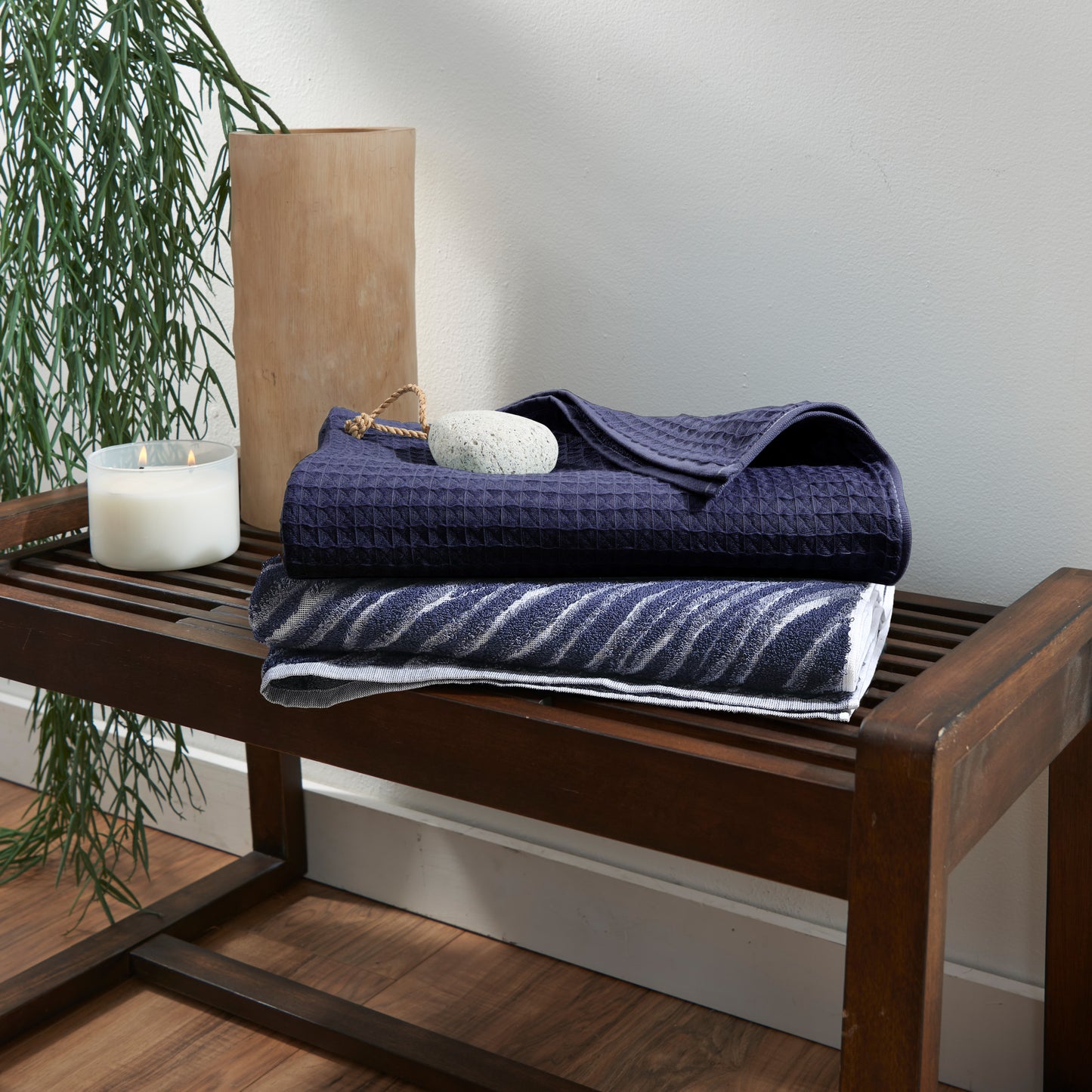 Uchino Waffle Twist Towel Collection