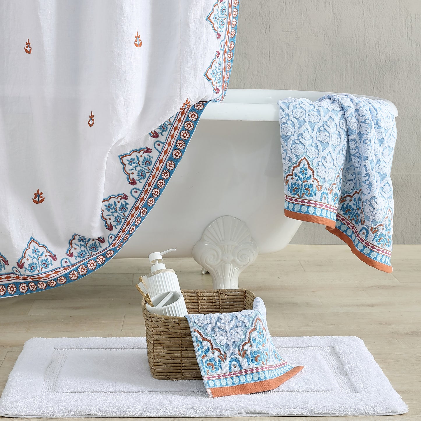 John Robshaw Sheetal Shower Curtain