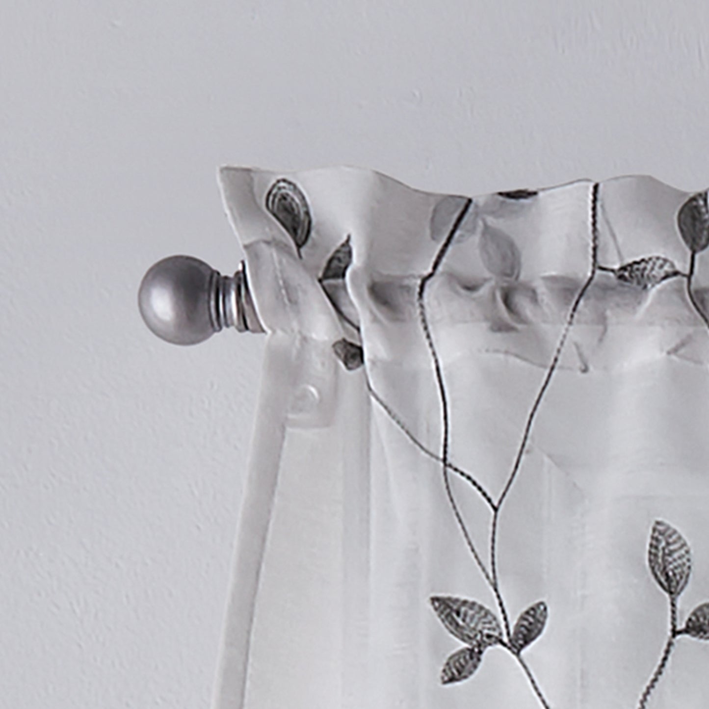 Curtainworks Botanical Embroidery Tier & Valance Separates