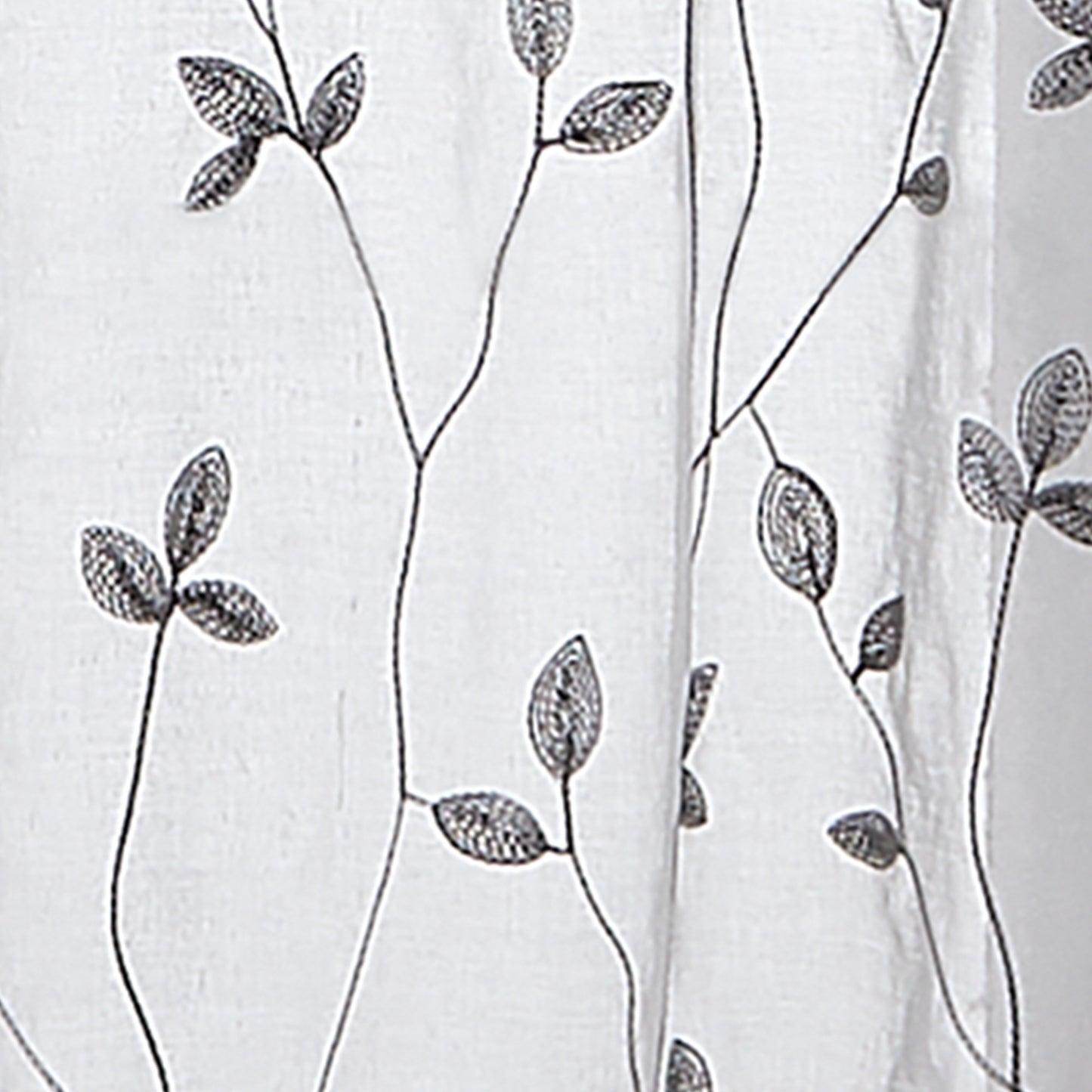 Curtainworks Botanical Embroidery Tier & Valance Separates
