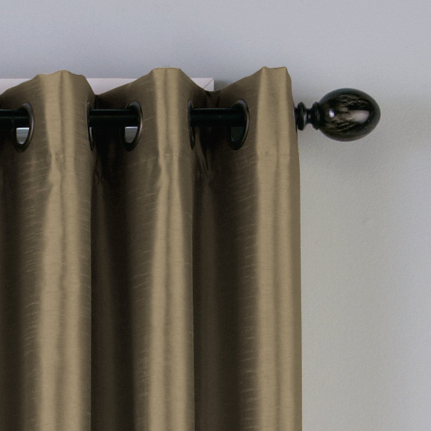 Curtainworks Malta Window Curtain Panel Bronze