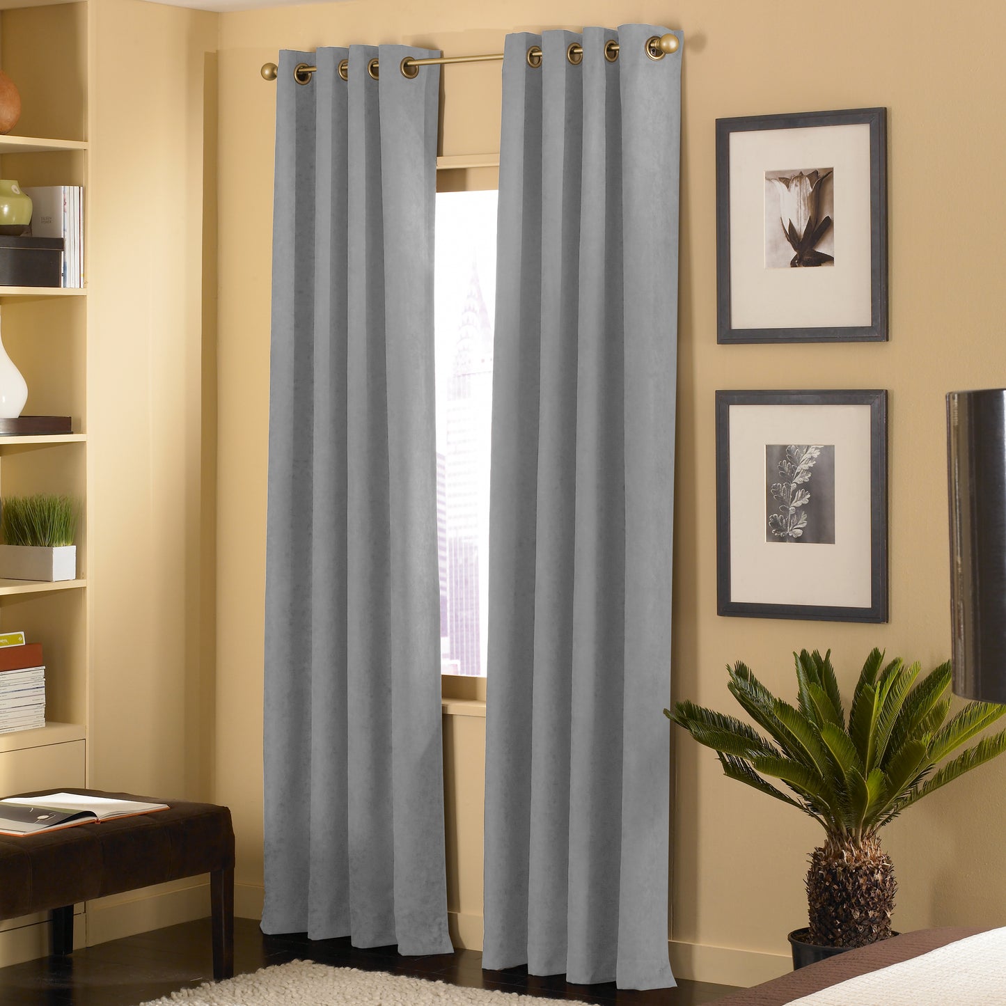 Curtainworks Cameron Window Curtain Pewter