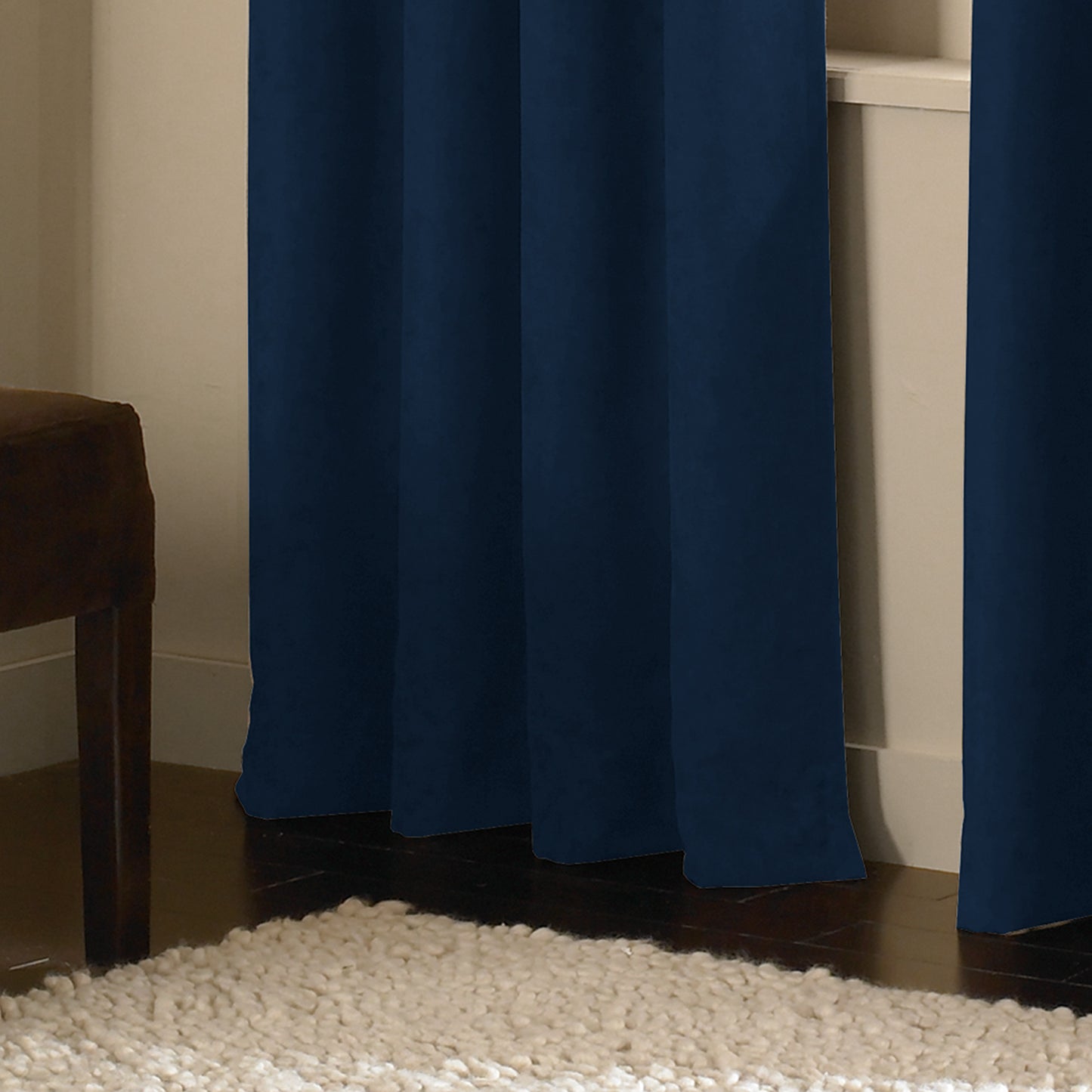 Curtainworks Cameron Window Curtain Panel Navy