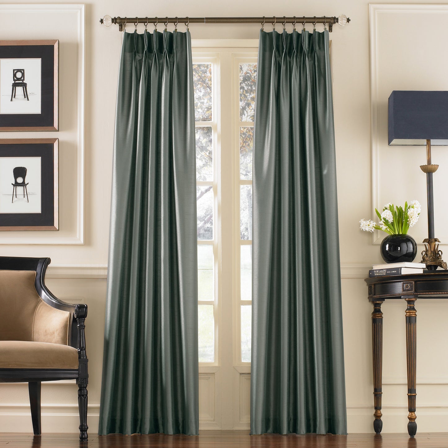 Curtainworks Marquee Window Curtain Panel Teal