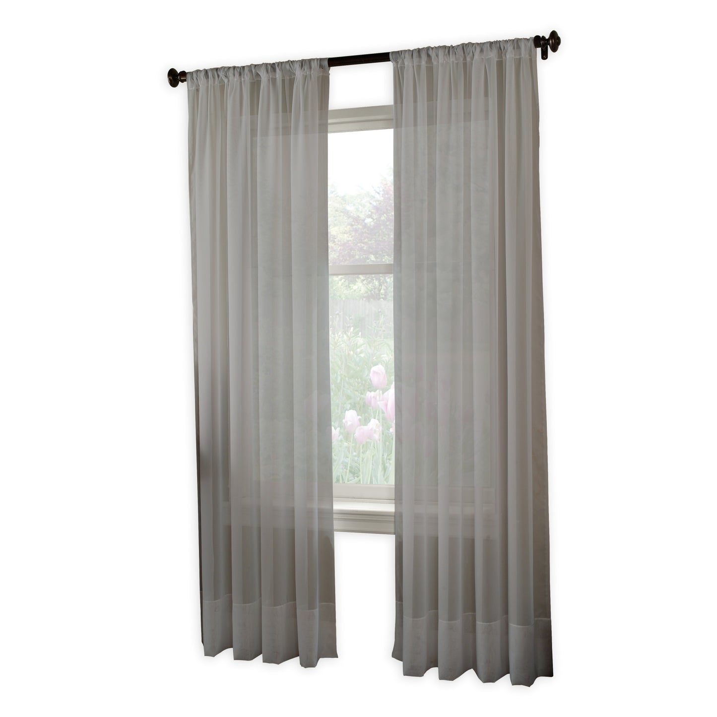 Soho Voile Poletop Silver