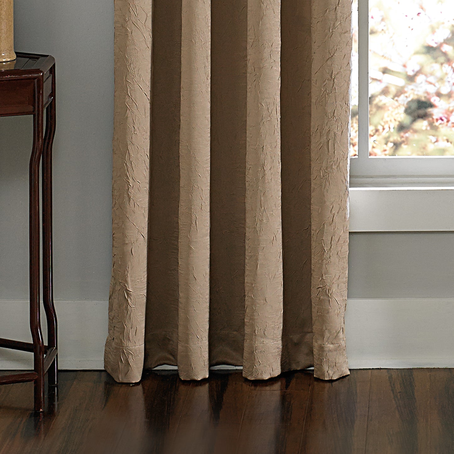 Curtainworks Lenox Window Curtain Panel Taupe