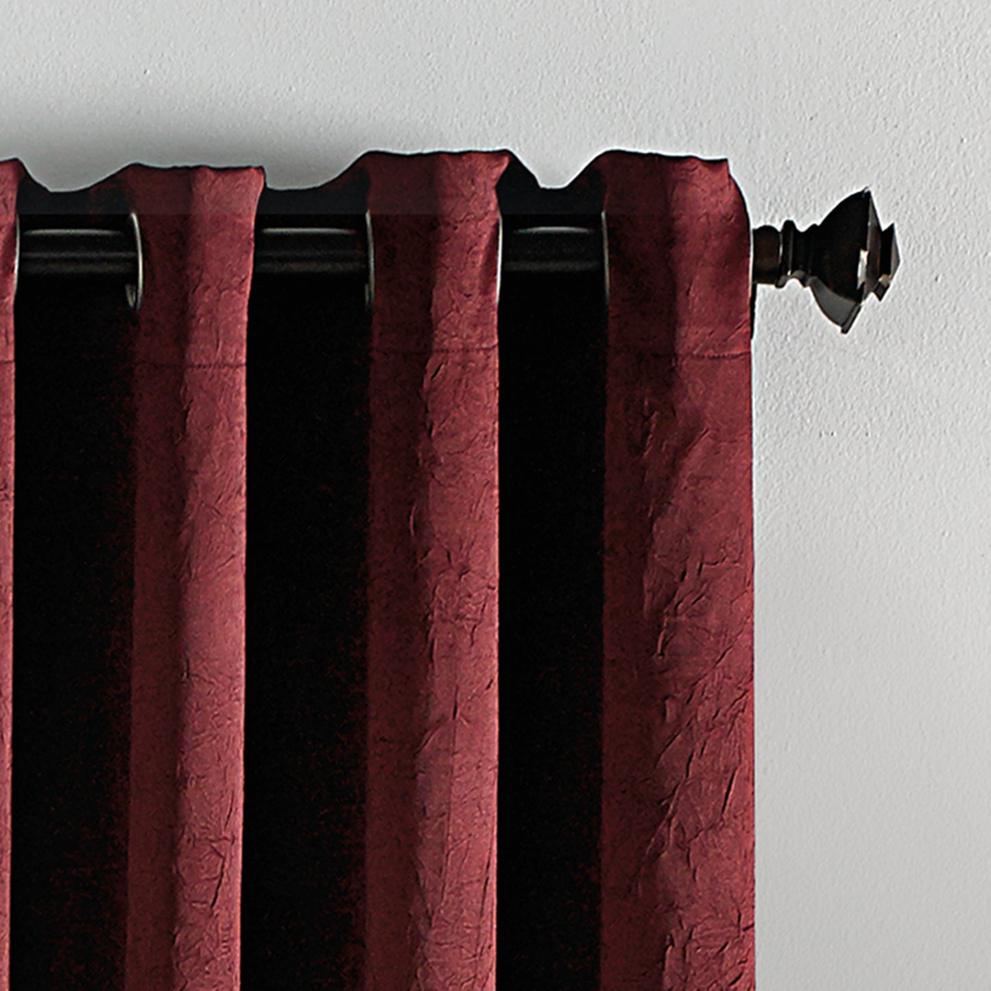 Curtainworks Lenox Window Curtain Panel Wine