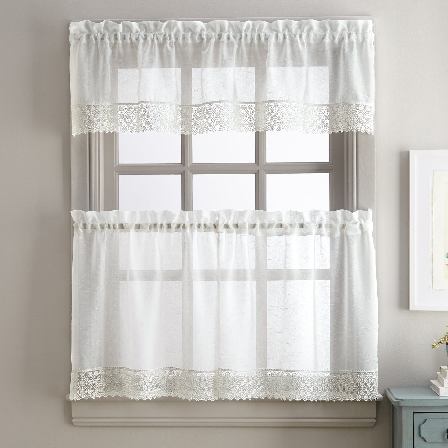 Curtainworks Adele Tier & Valance