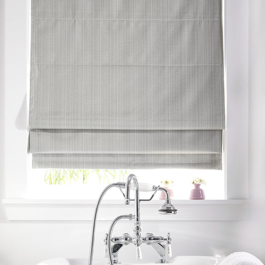 Curtainworks Jolie Room Darkening Roman Shade Linen