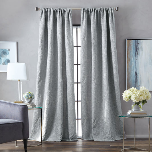 Martha Stewart Milan Window Panel Grey