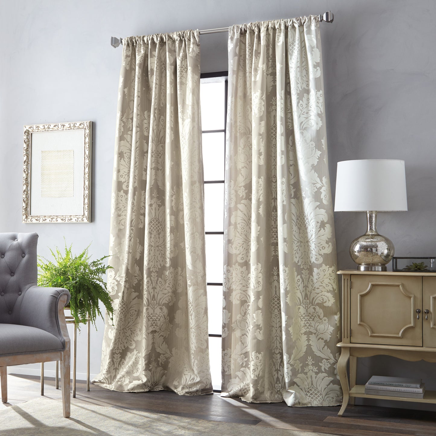 Martha Stewart Palermo Lined Curtain Panels