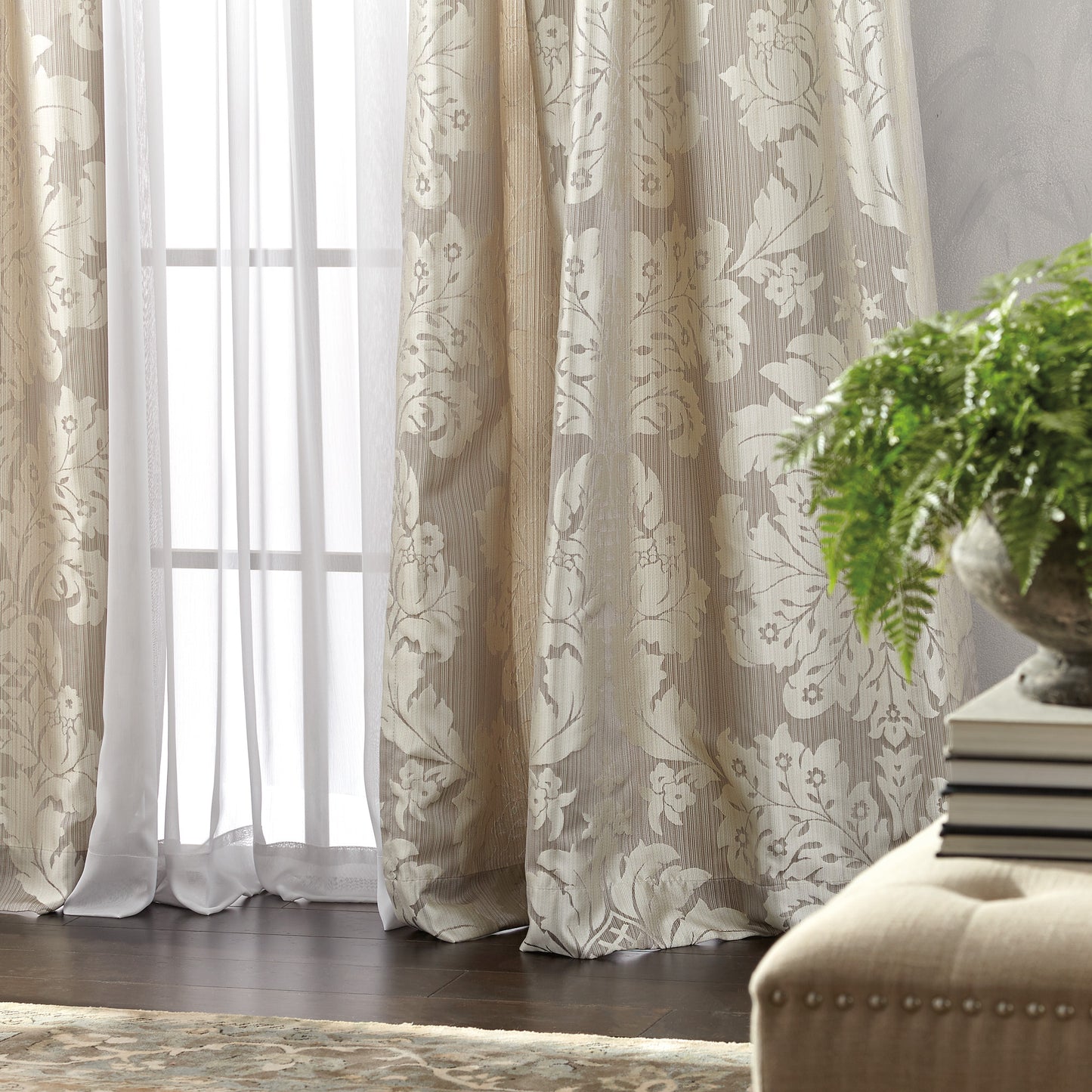 Martha Stewart Palermo Lined Curtain Panels