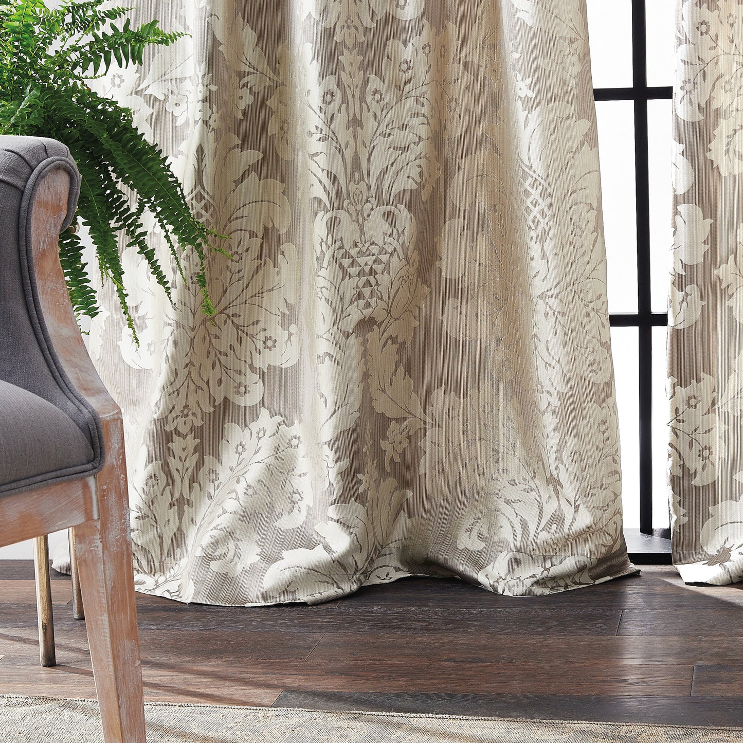 Martha Stewart Palermo Lined Curtain Panels