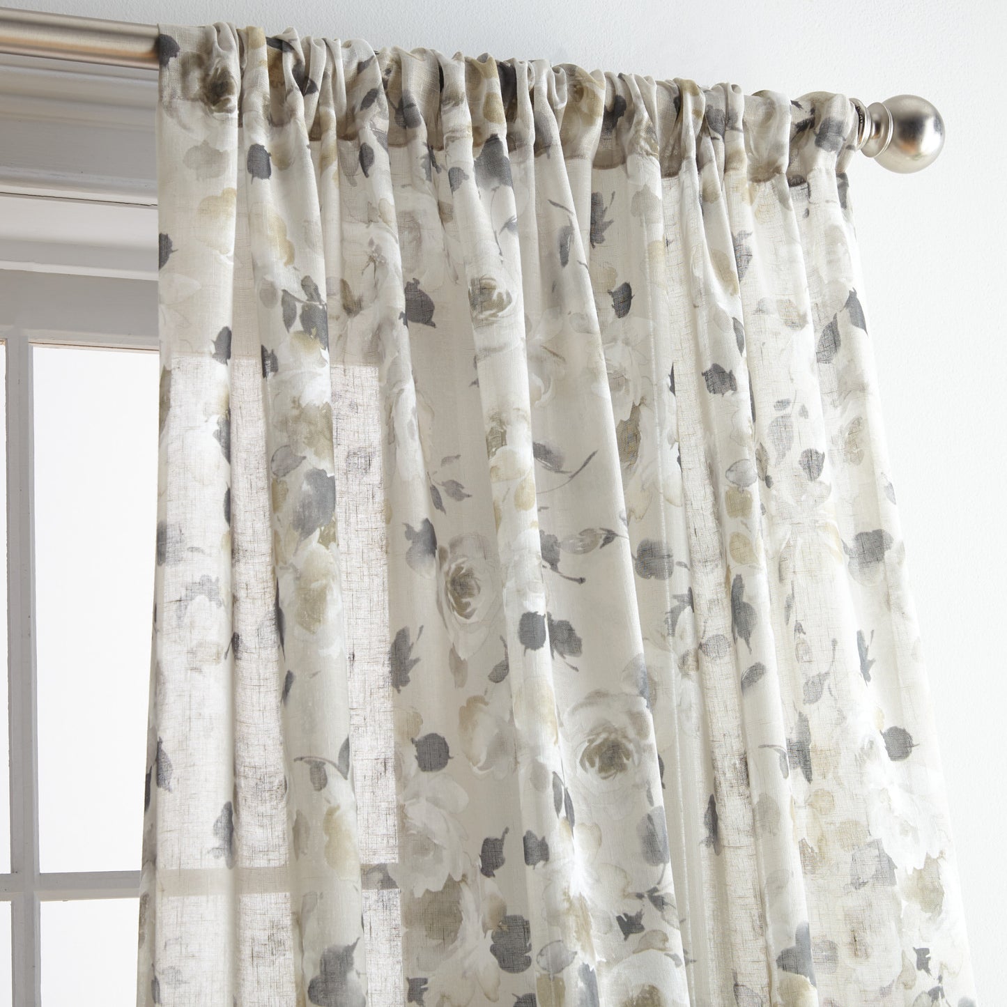 Martha Stewart Annabelle Curtain Panel Linen