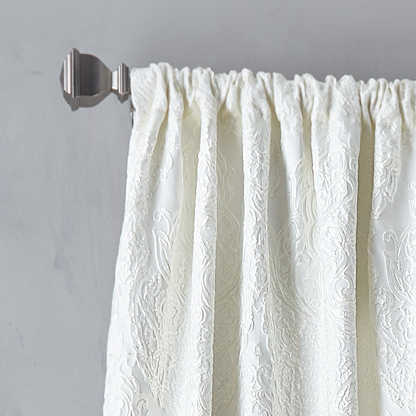 Martha Stewart Milan Window Panel Ivory