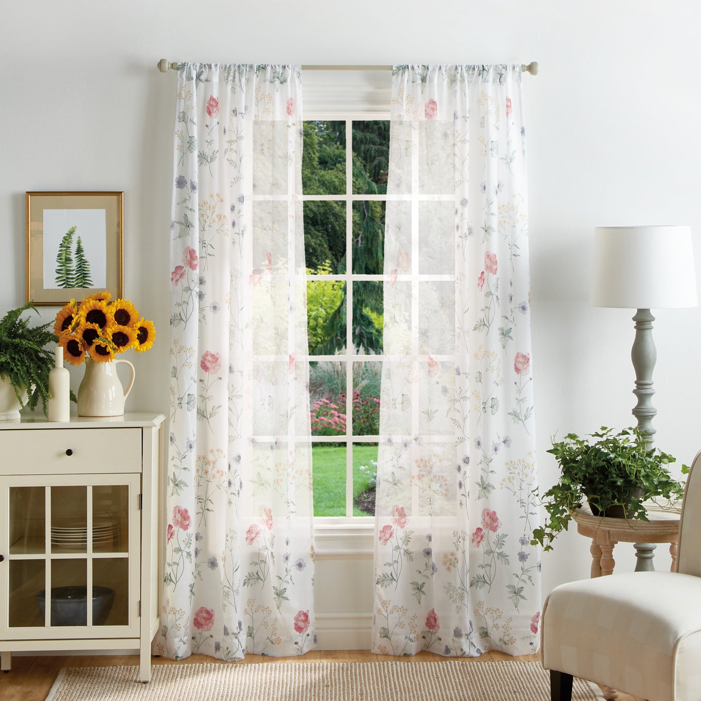 Martha Stewart's Martha's Garden Curtain Panel