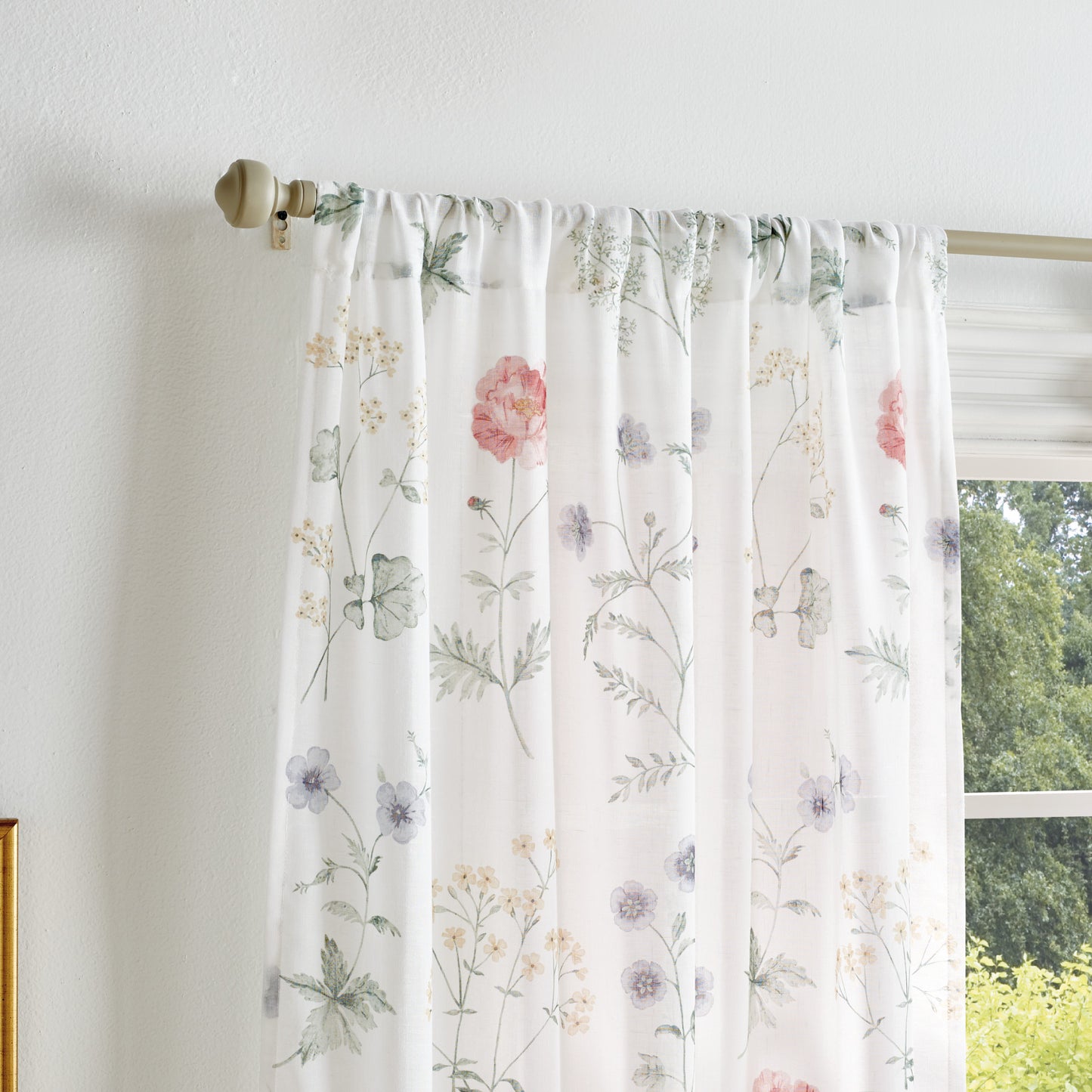 Martha Stewart Martha's Garden Curtain Panel