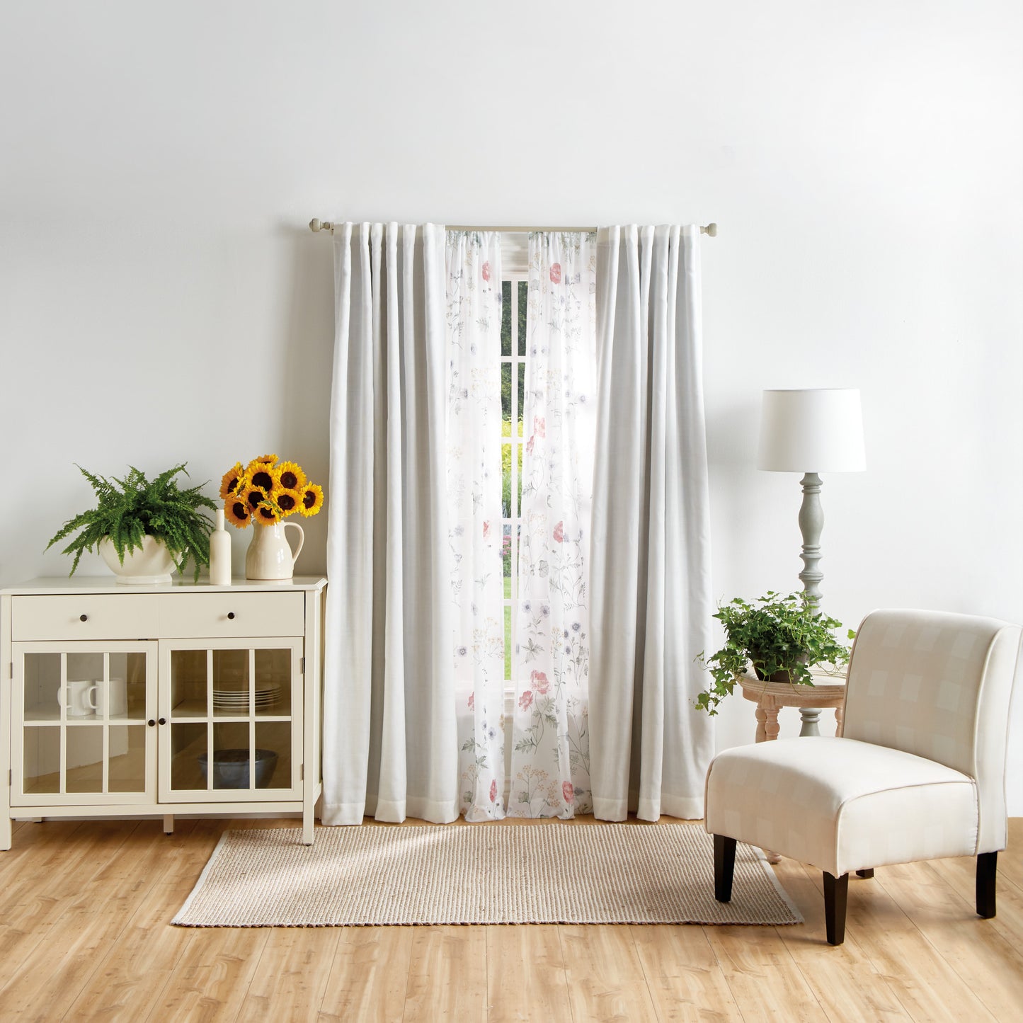 Martha Stewart Martha's Garden Curtain Panel