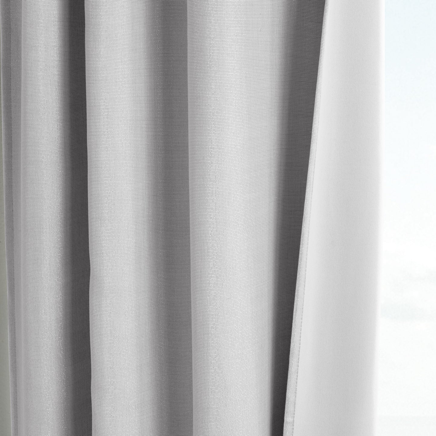 Martha Stewart Park Avenue Curtain Panel Silver