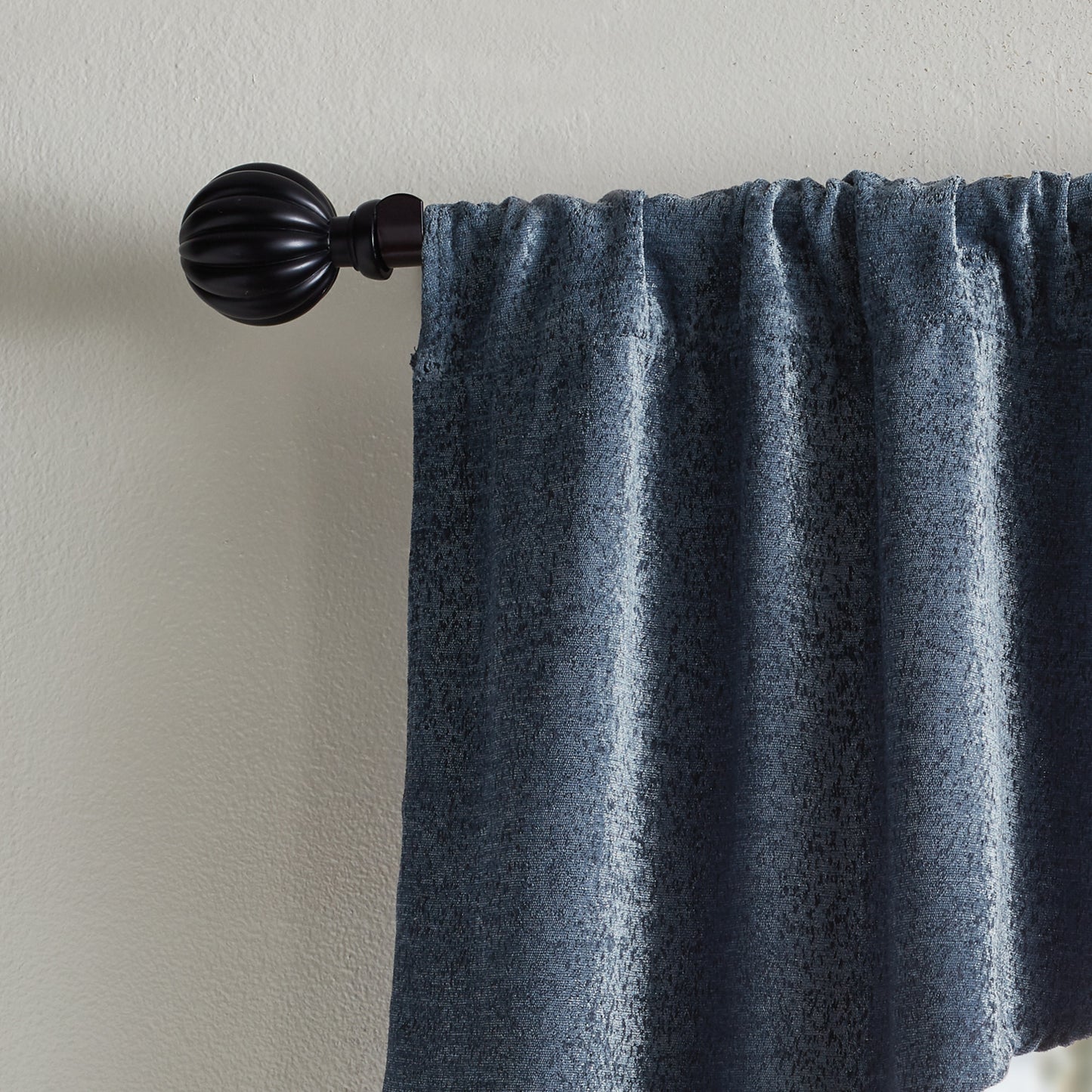 Martha Stewart Naples Chenille Valance Navy