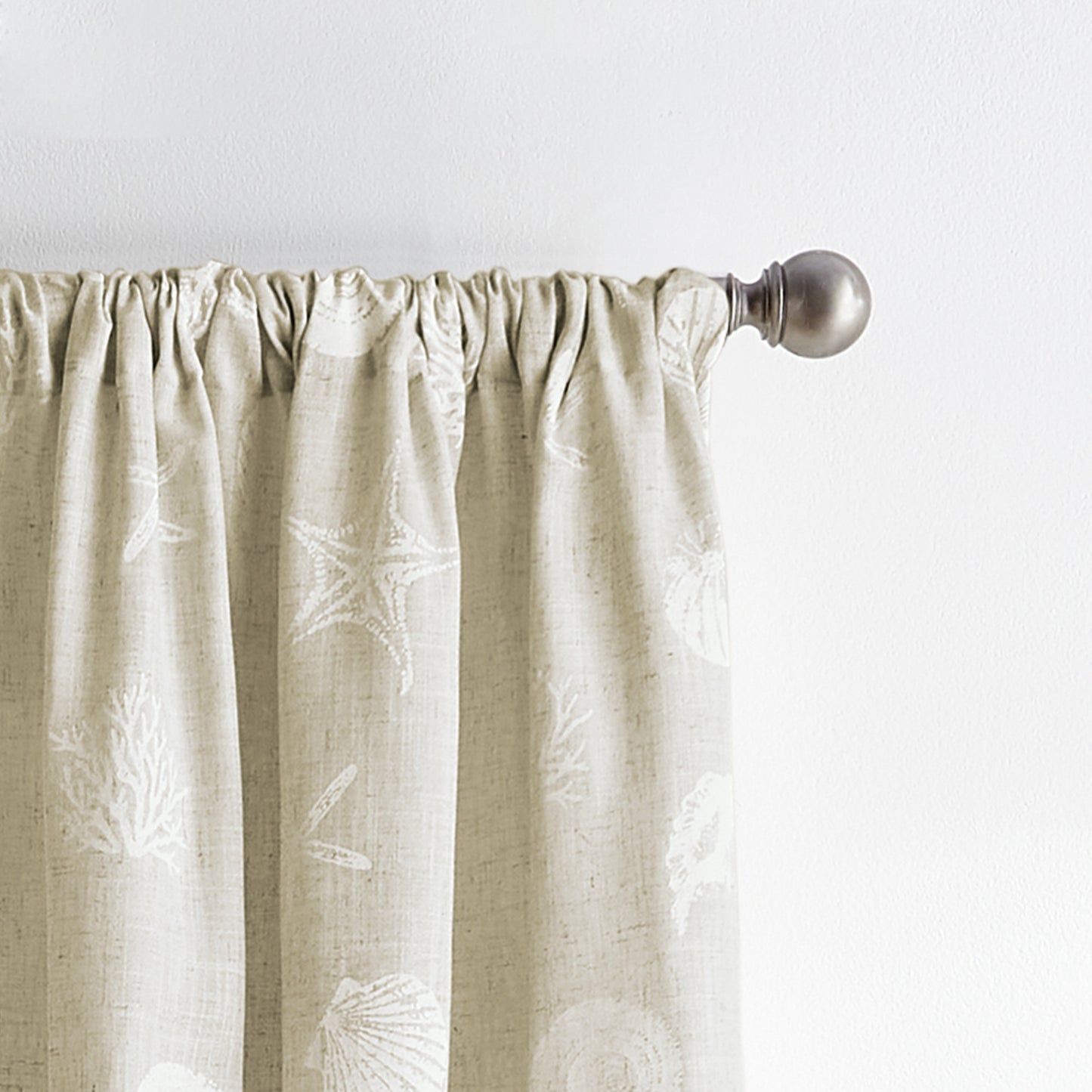 Destinations Seashells Curtain Panel Pairs