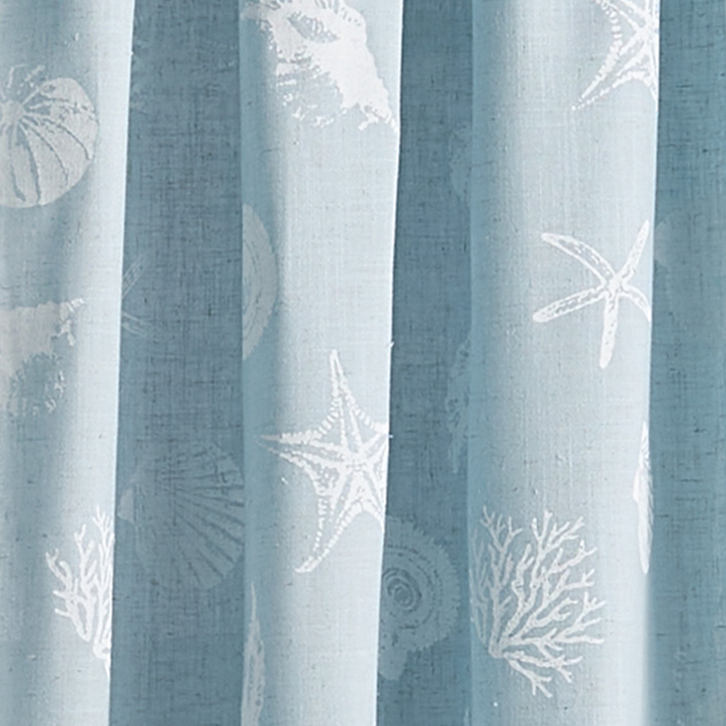 Destinations Seashells Curtain Panel Pairs