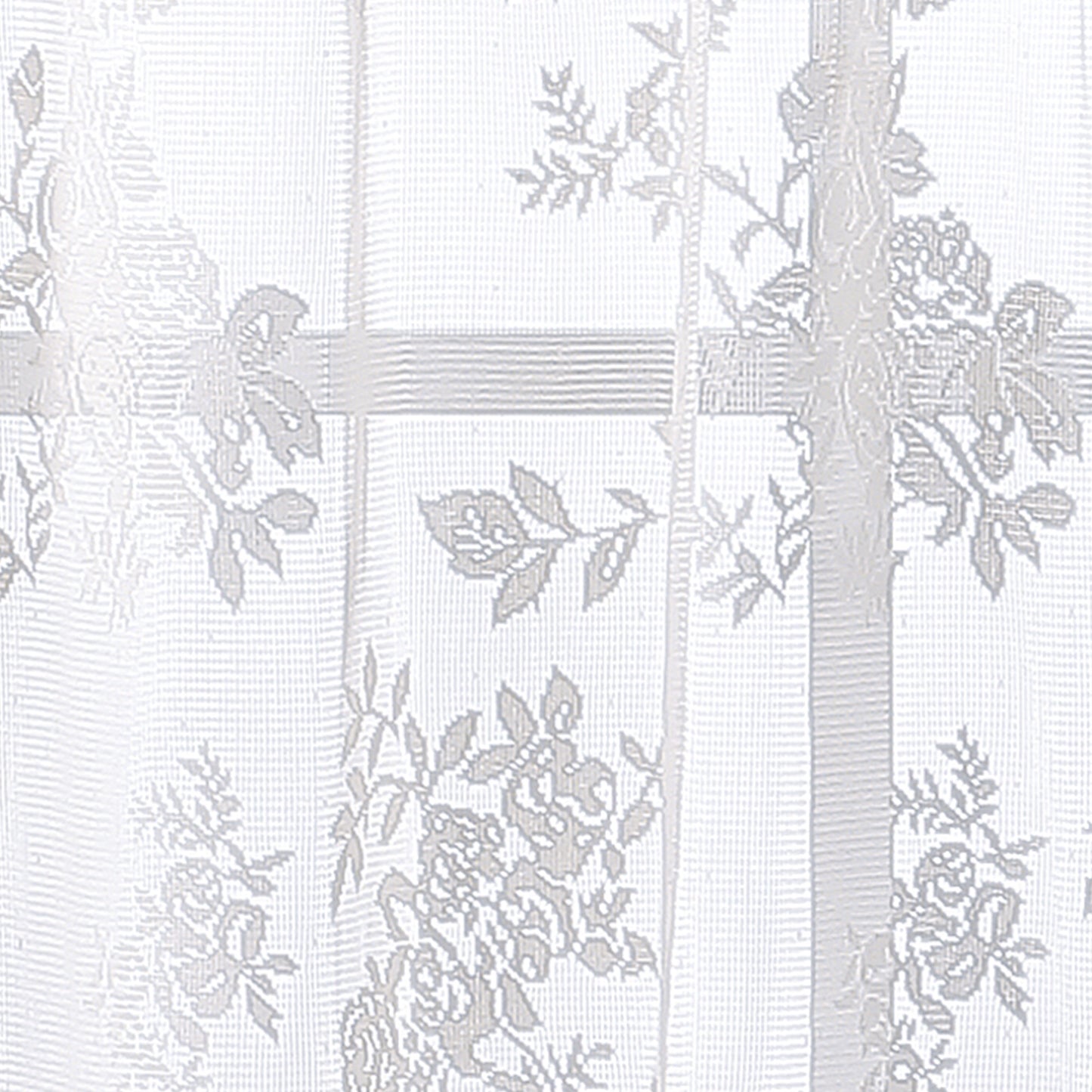 Curtainworks Sibella Lace Valance & Tiers