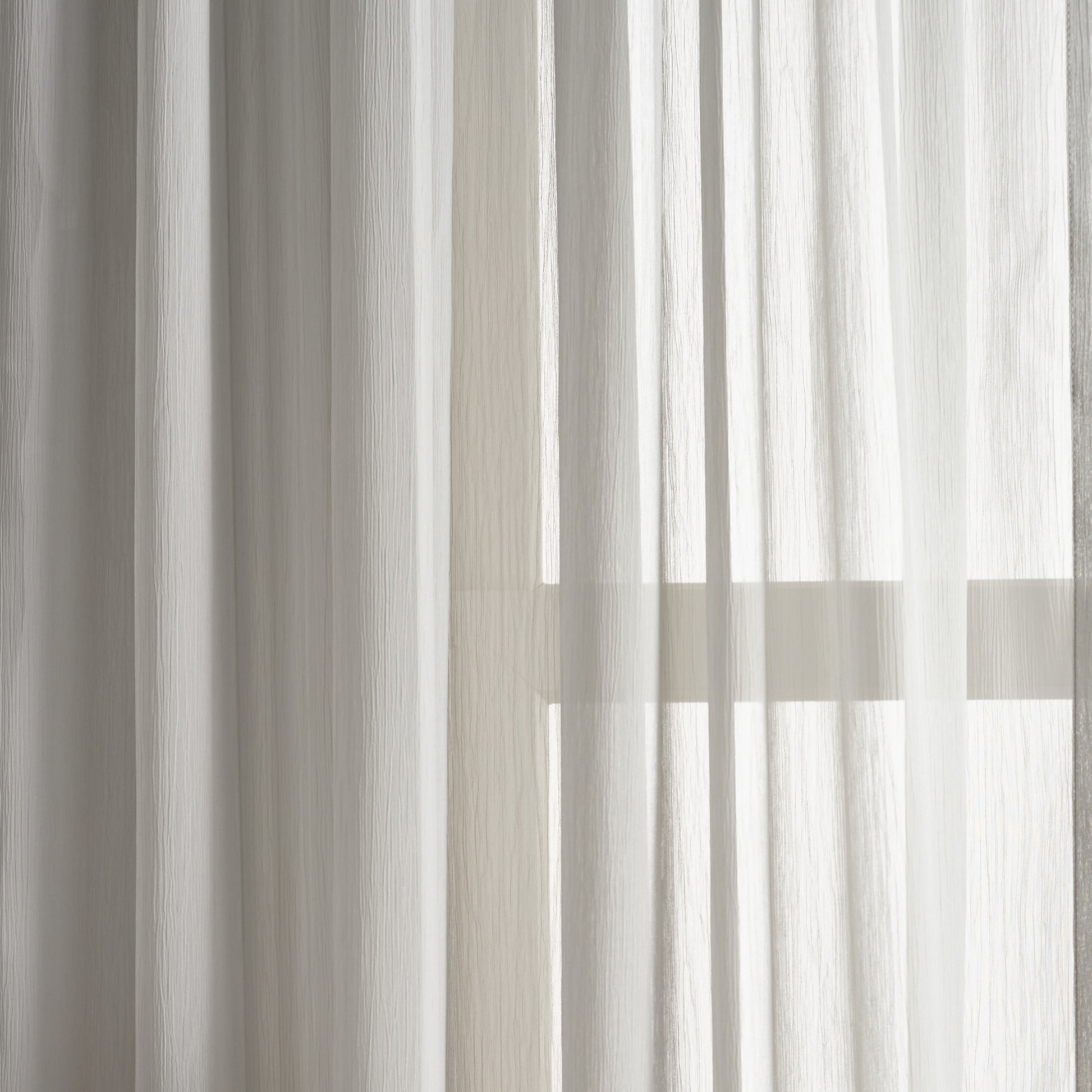 Martha Stewart Glacier Sheer Curtain Panels