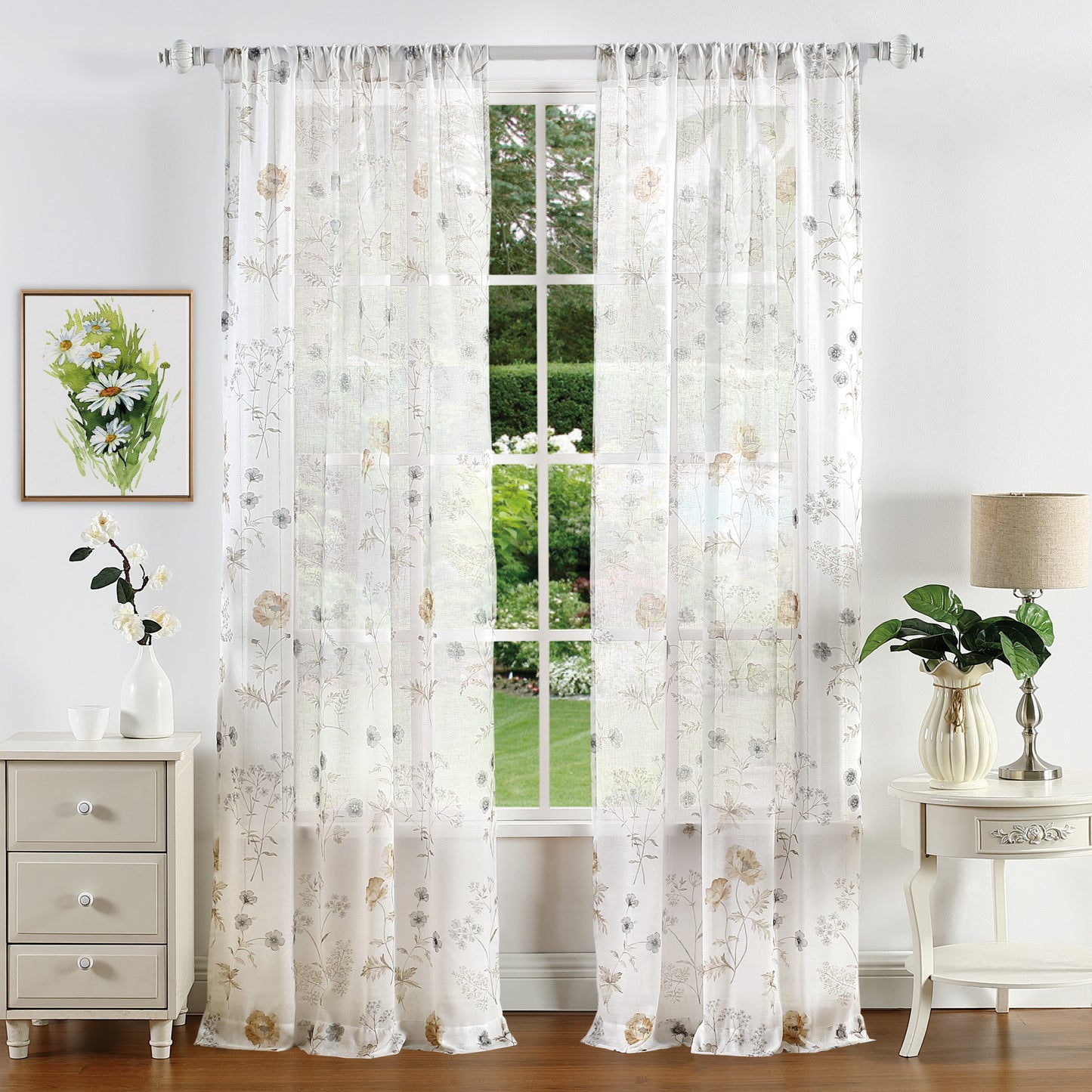 Martha Stewart Martha's Garden Curtain Panel