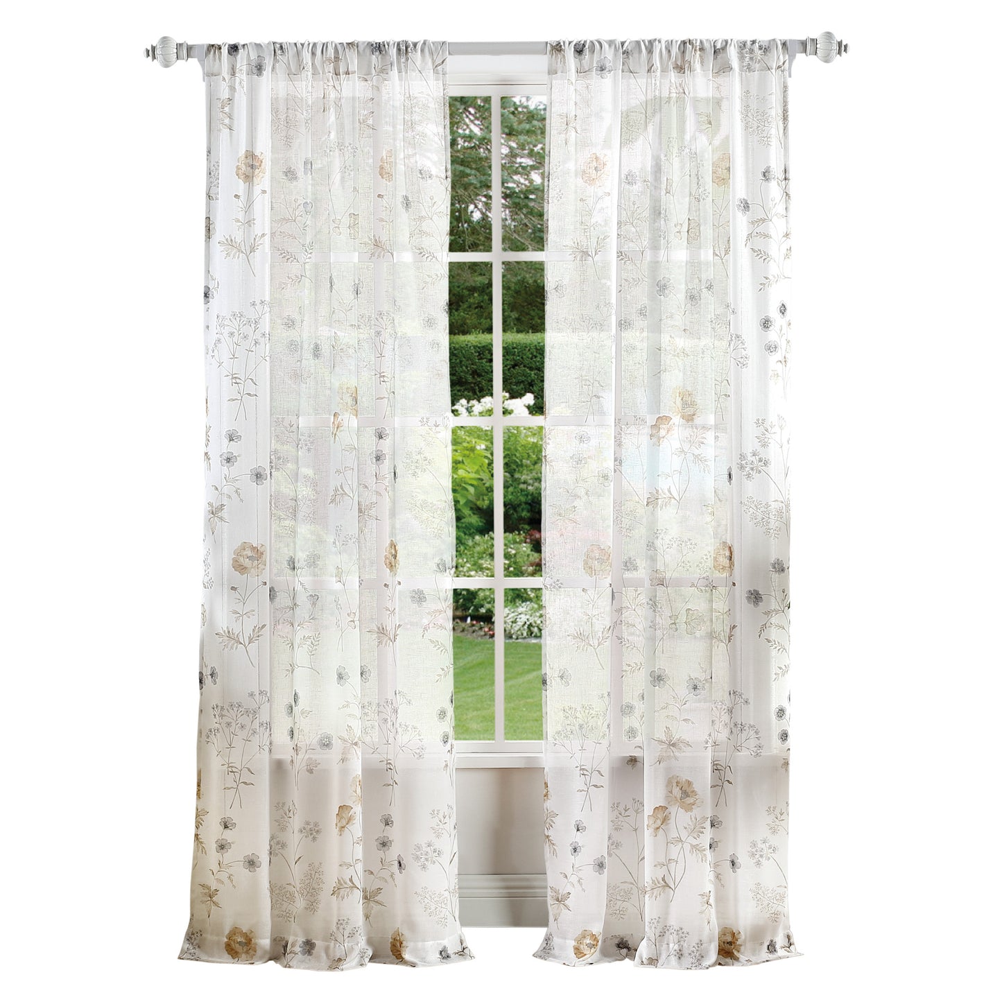 Martha Stewart Martha's Garden Curtain Panel