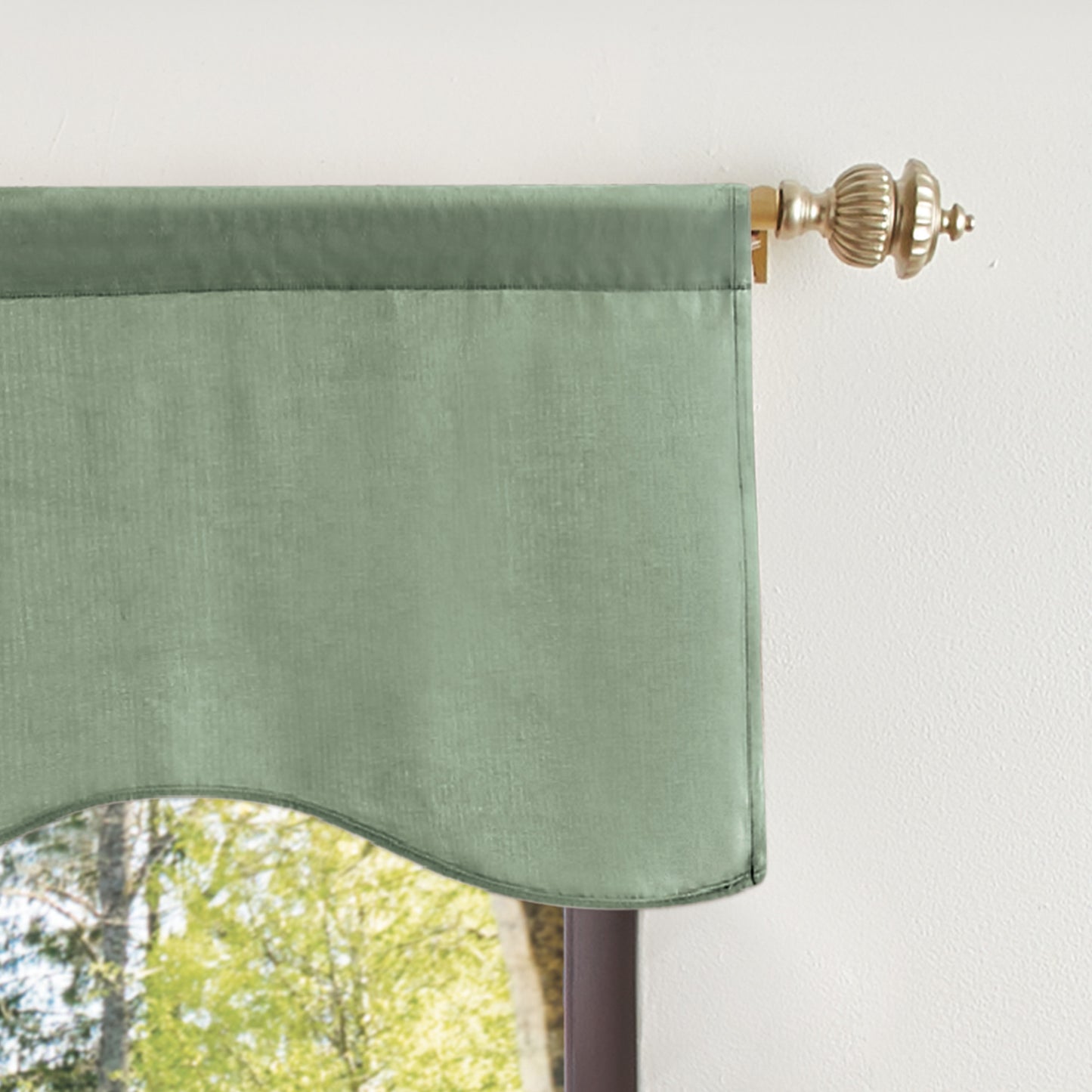 Martha Stewart Lucca Velvet Valance