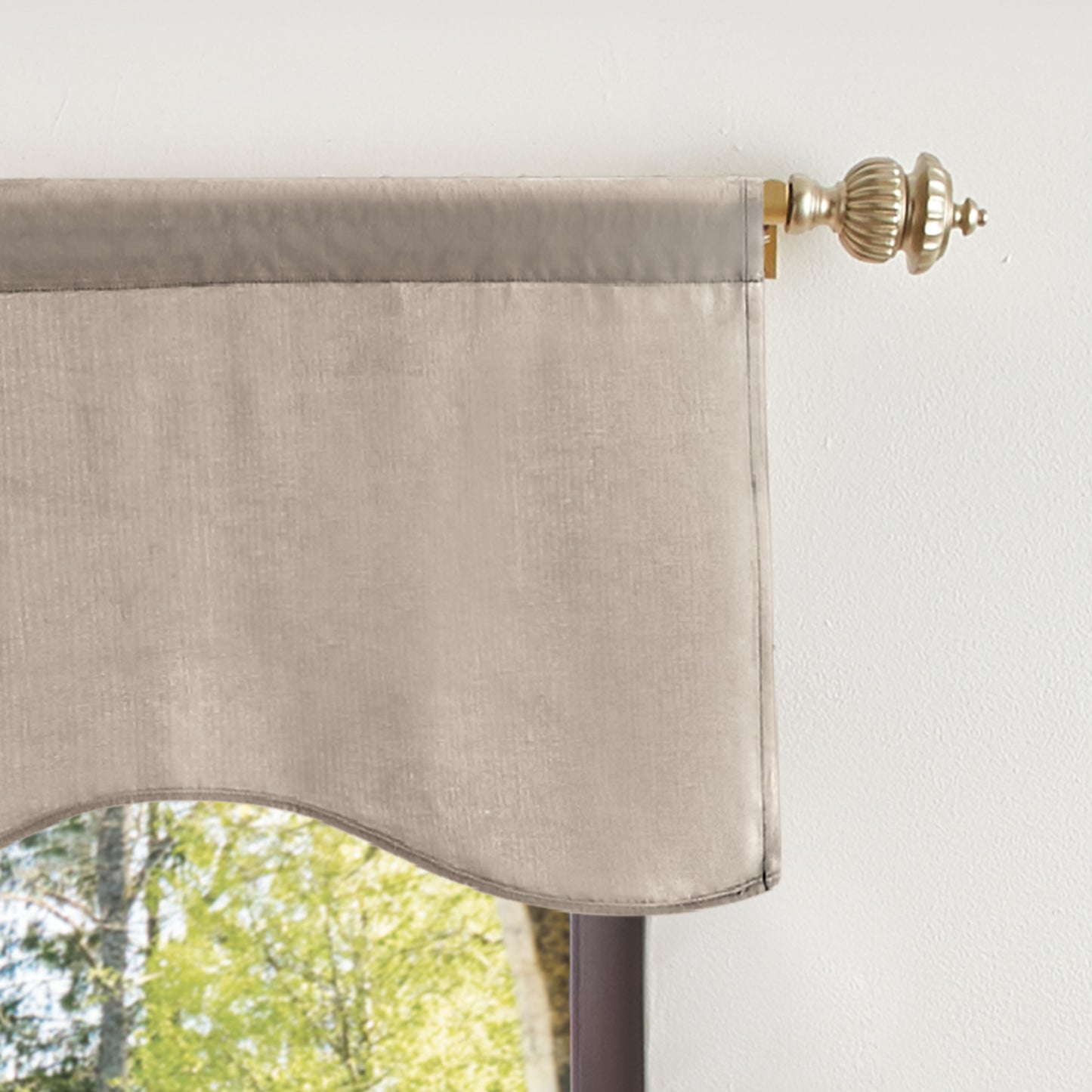 Martha Stewart Lucca Velvet Valance