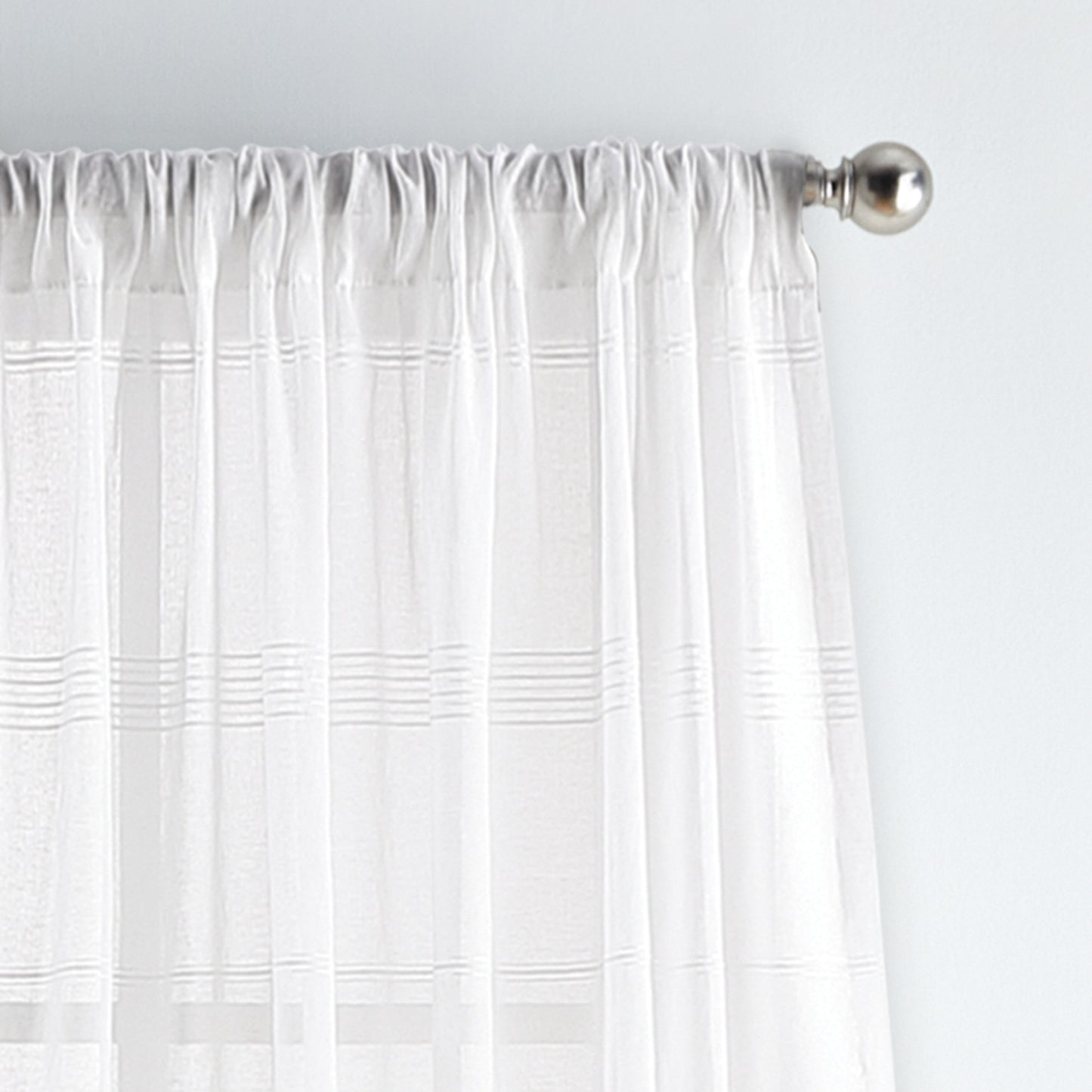 Martha Stewart Delicate Stripe Curtain Panel Pair