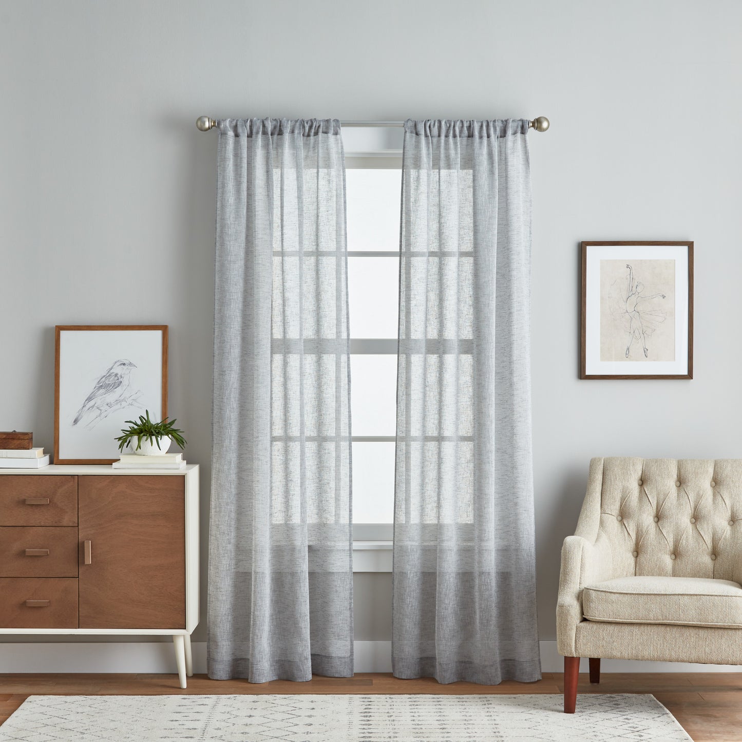 Curtainworks Pandora Sheer Curtain Panel Pairs