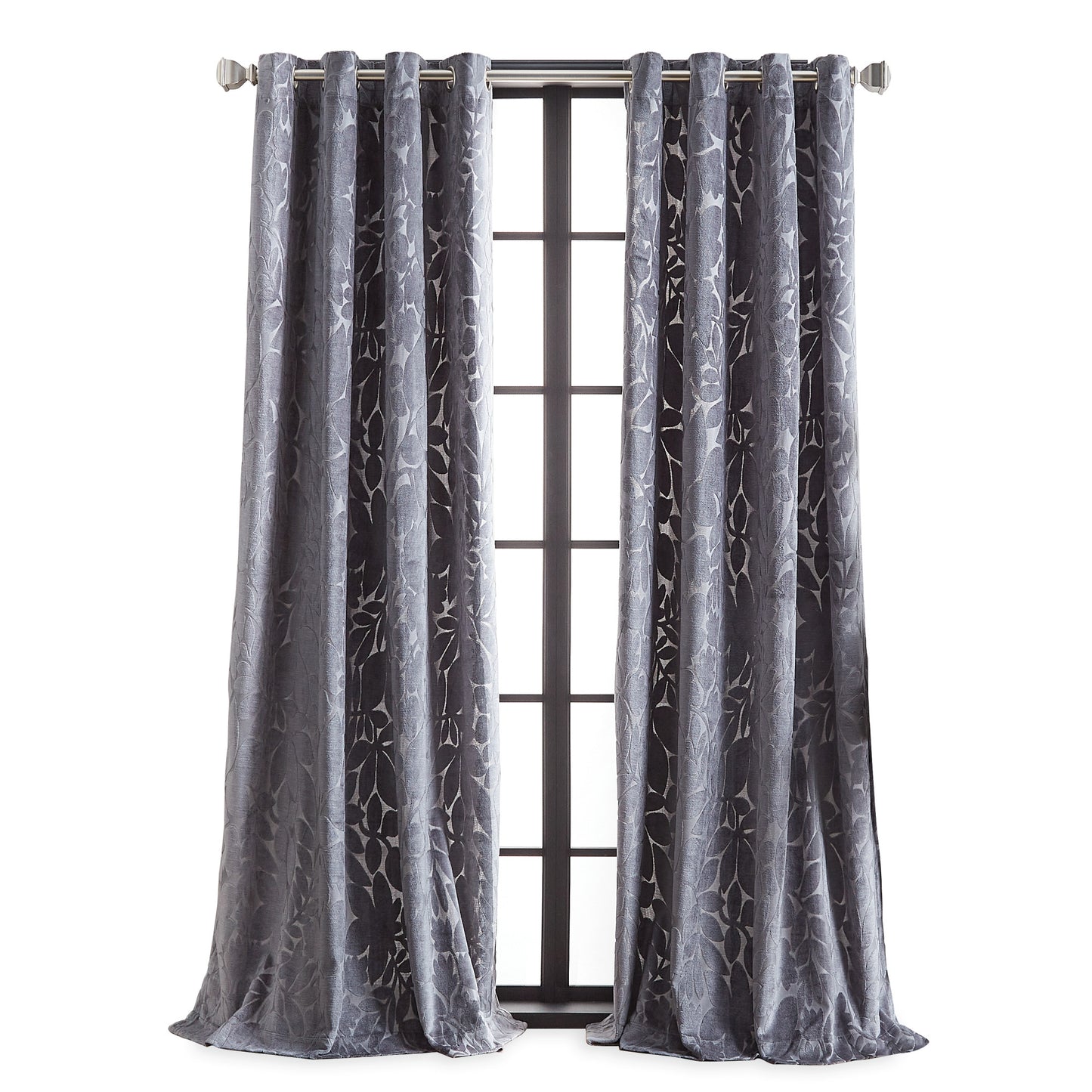 Martha Stewart Sherwood Velvet Curtain Panel