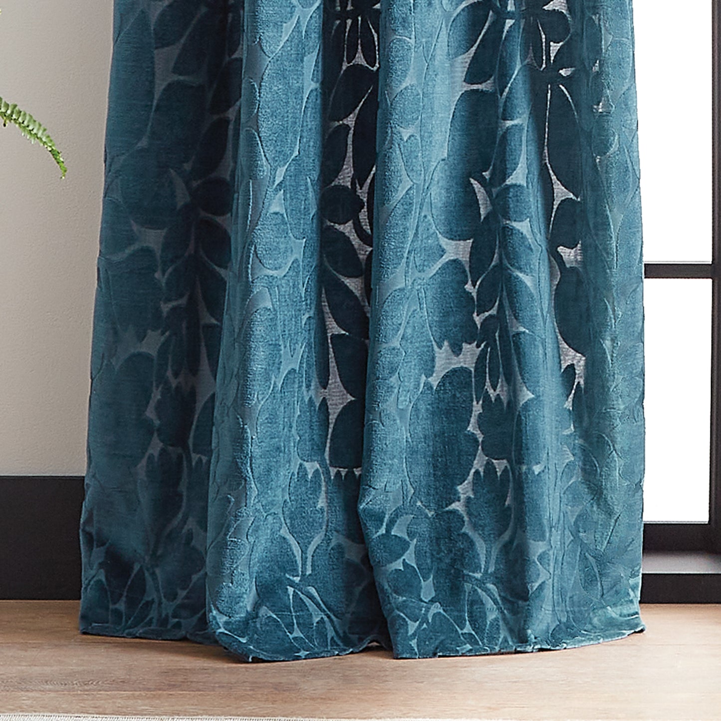 Martha Stewart Sherwood Velvet Curtain Panel