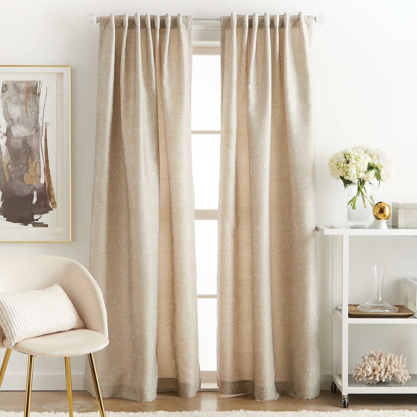 Martha Stewart Fresco Curtain Panels