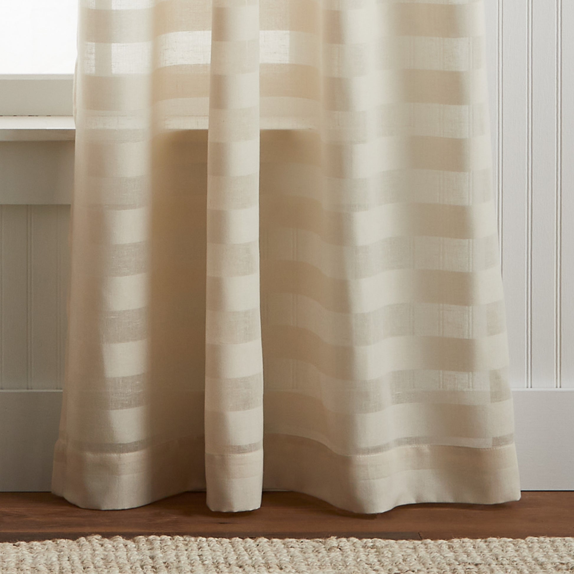 Martha Stewart Sandy Sheer Curtain Panel