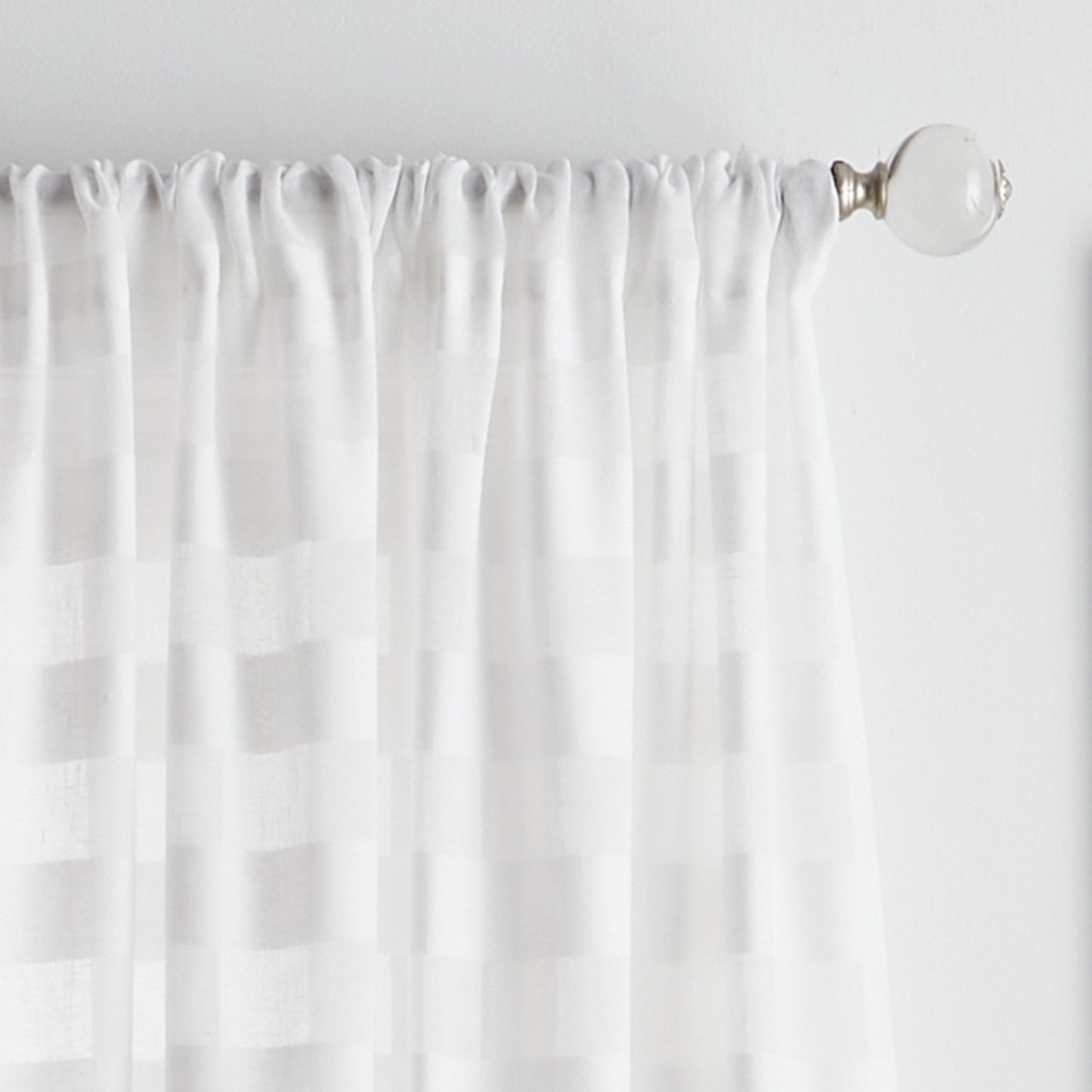 Martha Stewart Sandy Sheer Curtain Panel