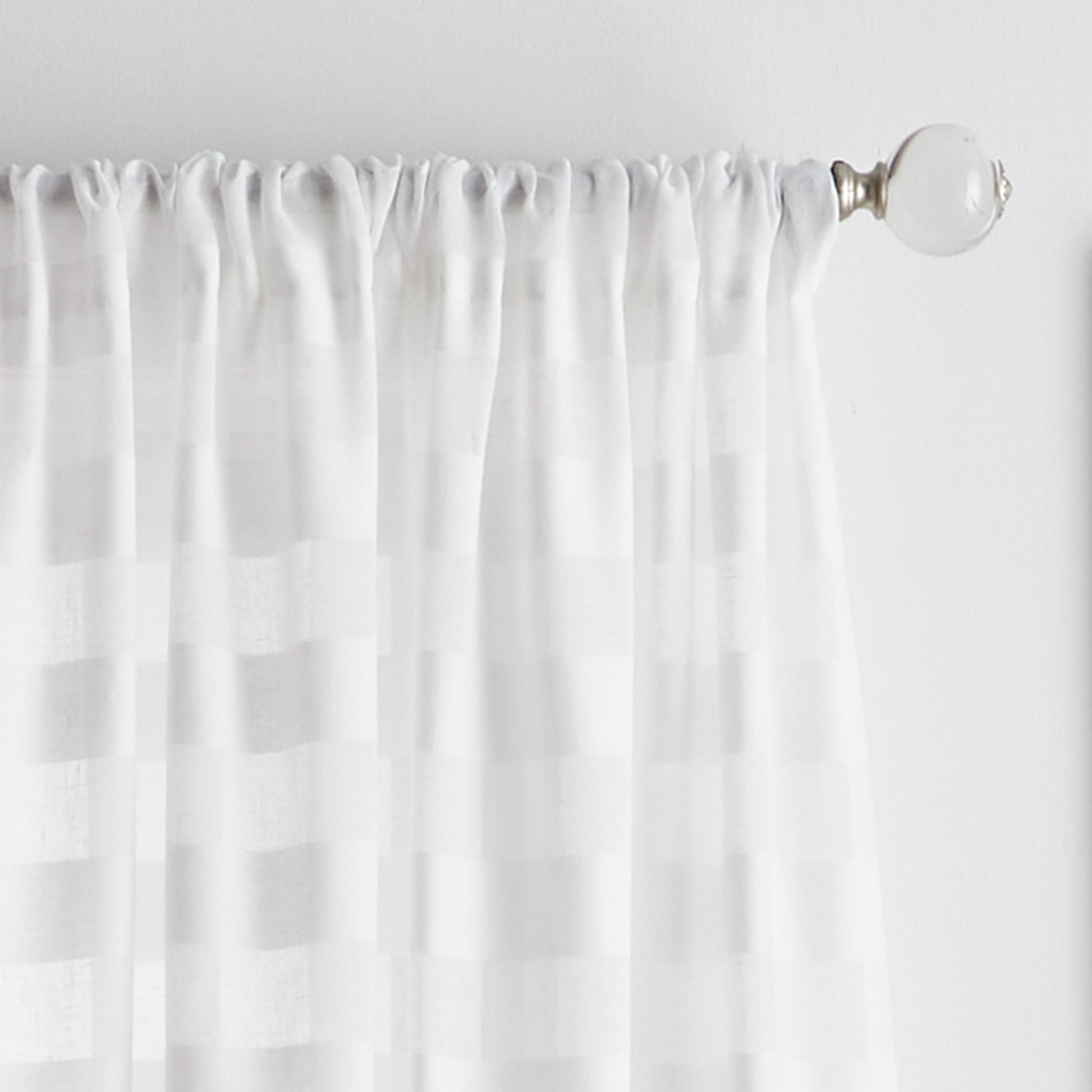 Martha Stewart Sandy Sheer Curtain Panel