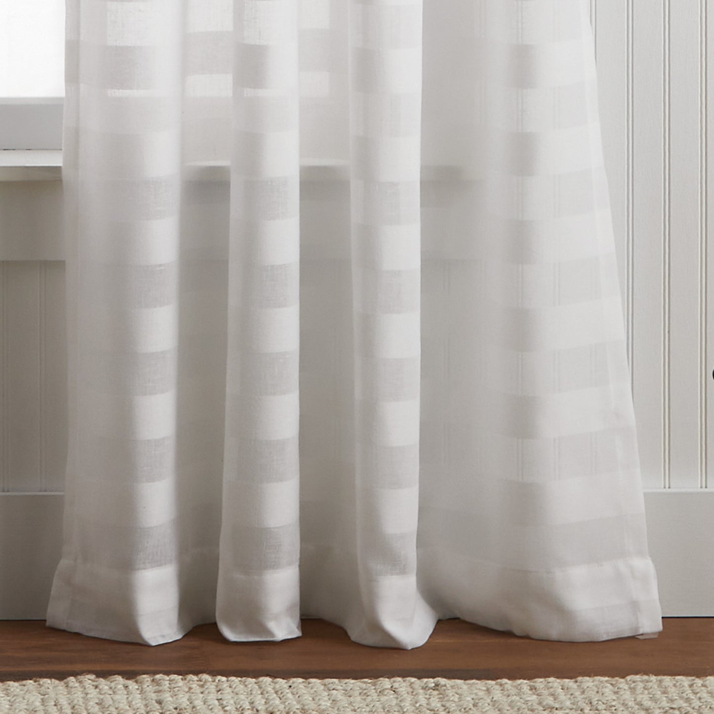 Martha Stewart Sandy Sheer Curtain Panel