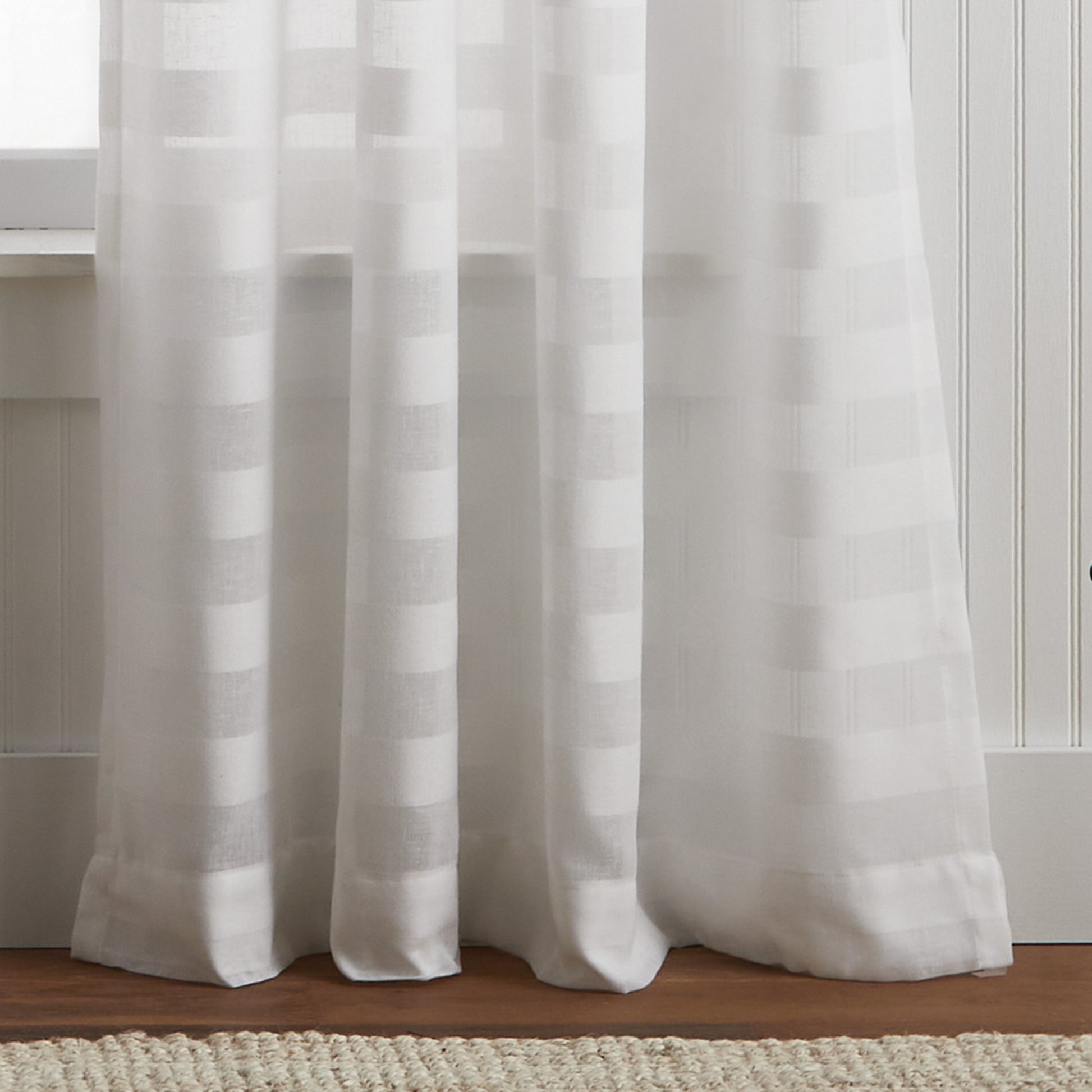 Martha Stewart Sandy Sheer Curtain Panel