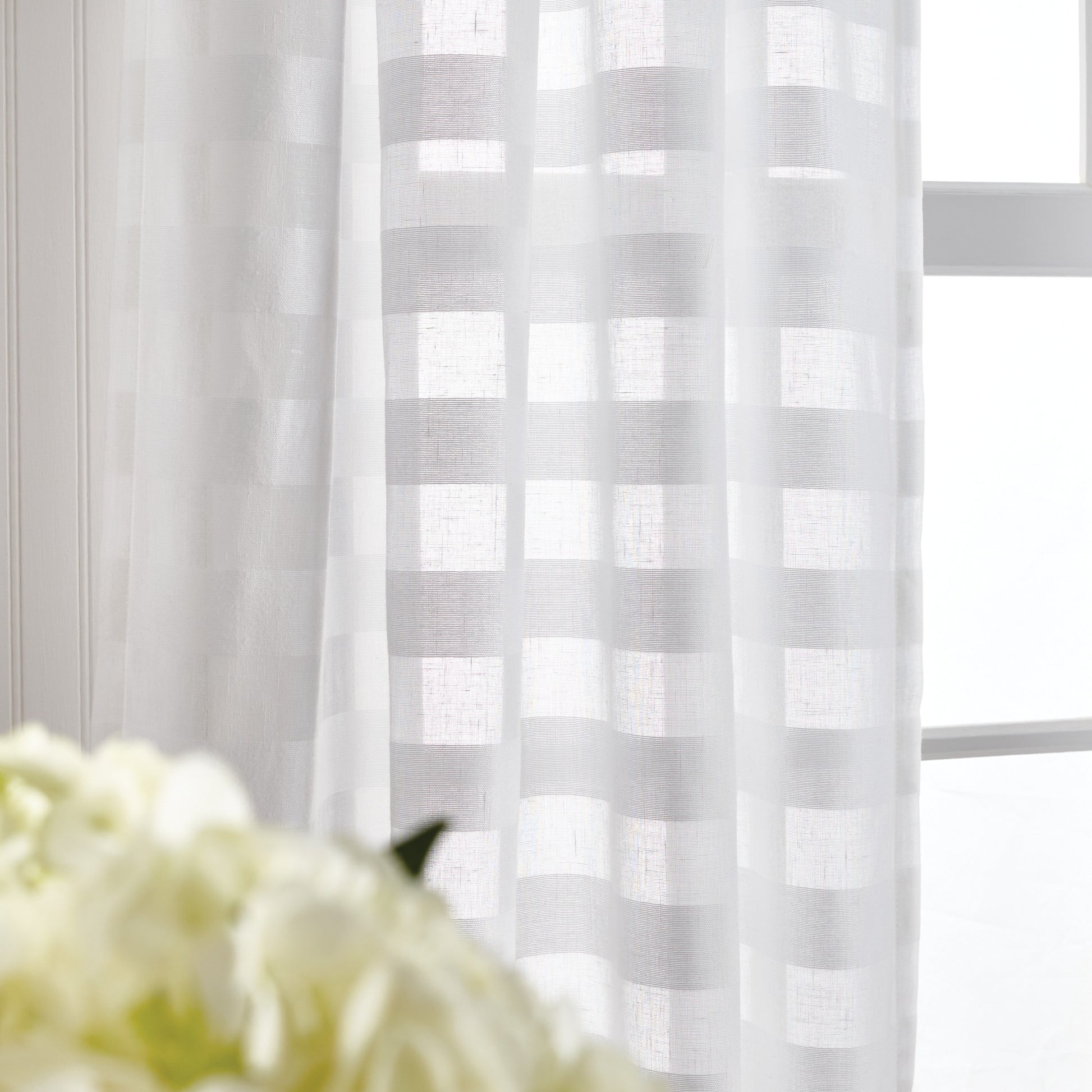 Martha Stewart Sandy Sheer Curtain Panel