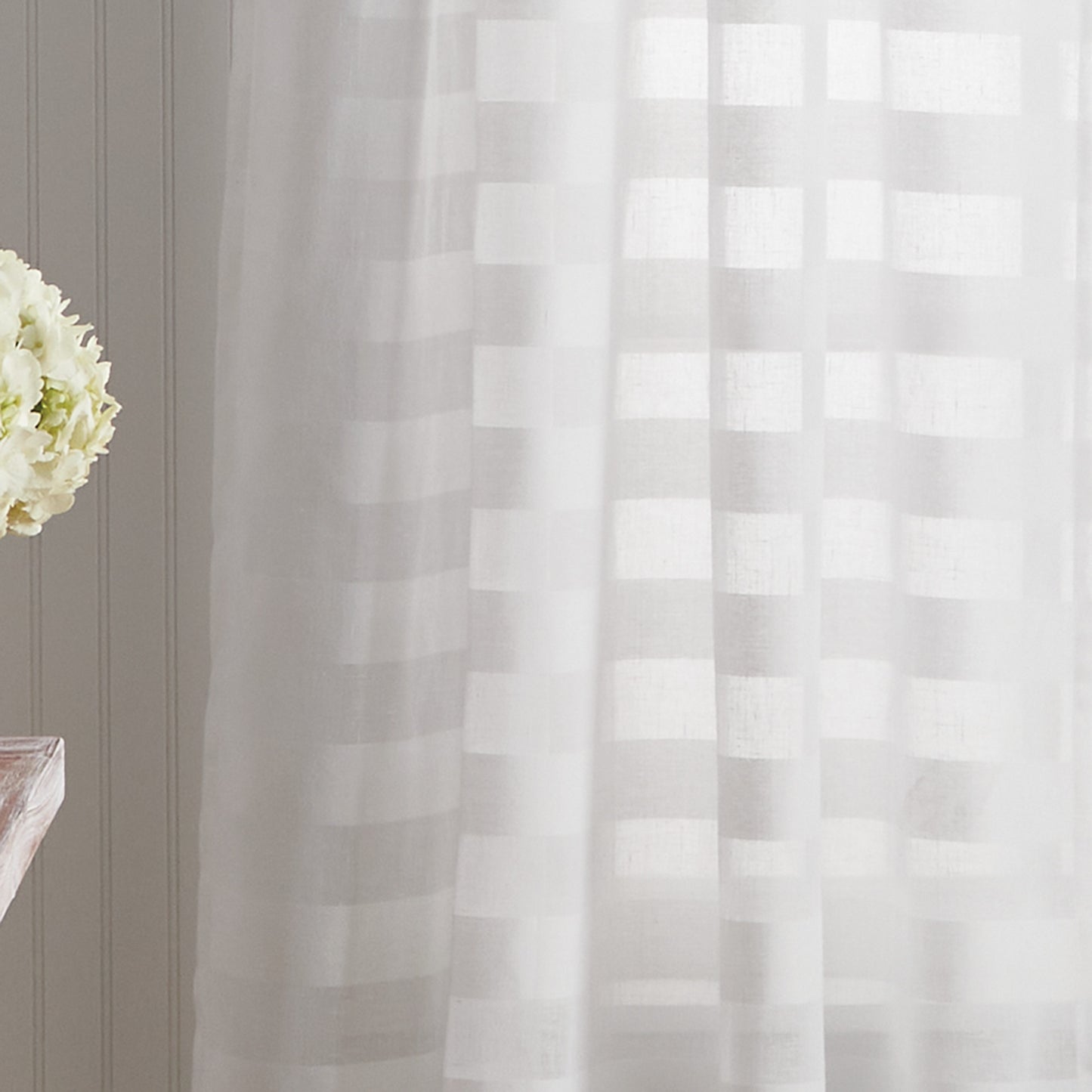 Martha Stewart Sandy Sheer Curtain Panel